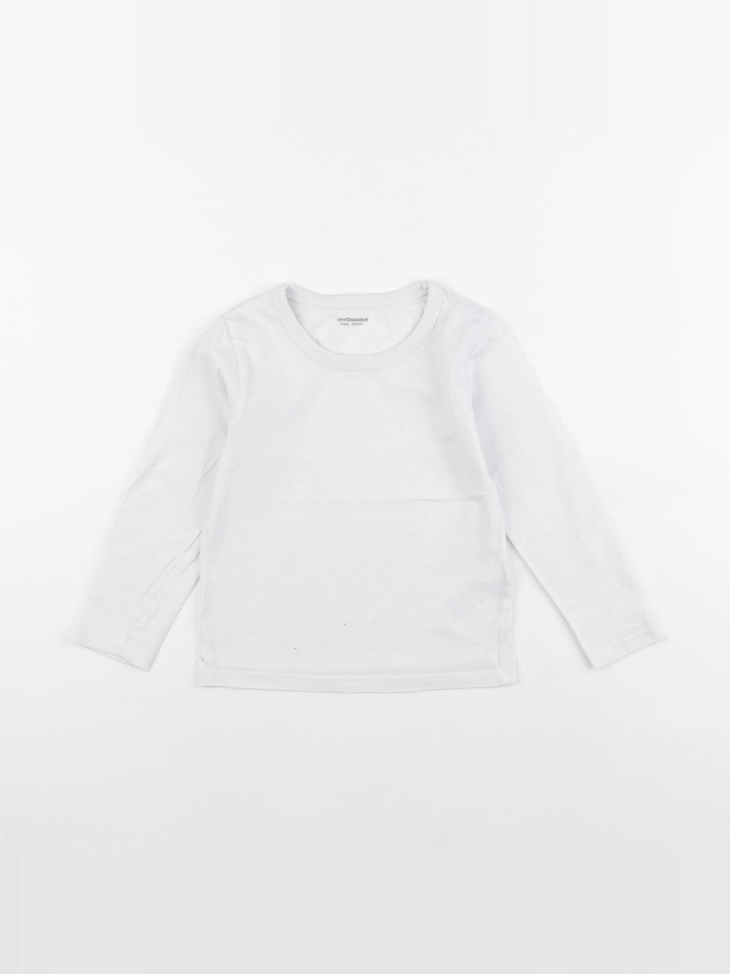 Vertbaudet - maillot de corps blanc - 4 ans