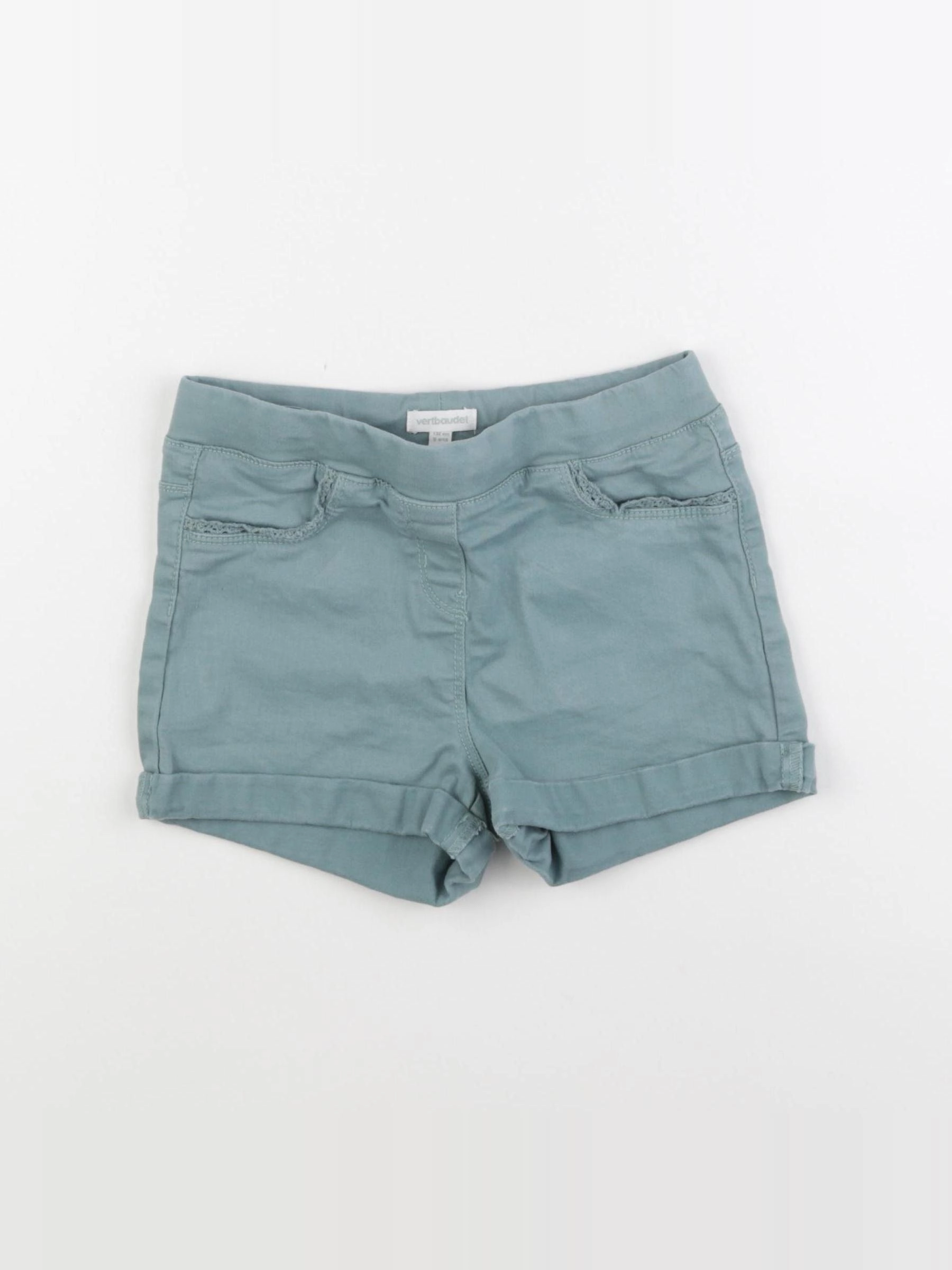 Vertbaudet - short bleu - 9 ans