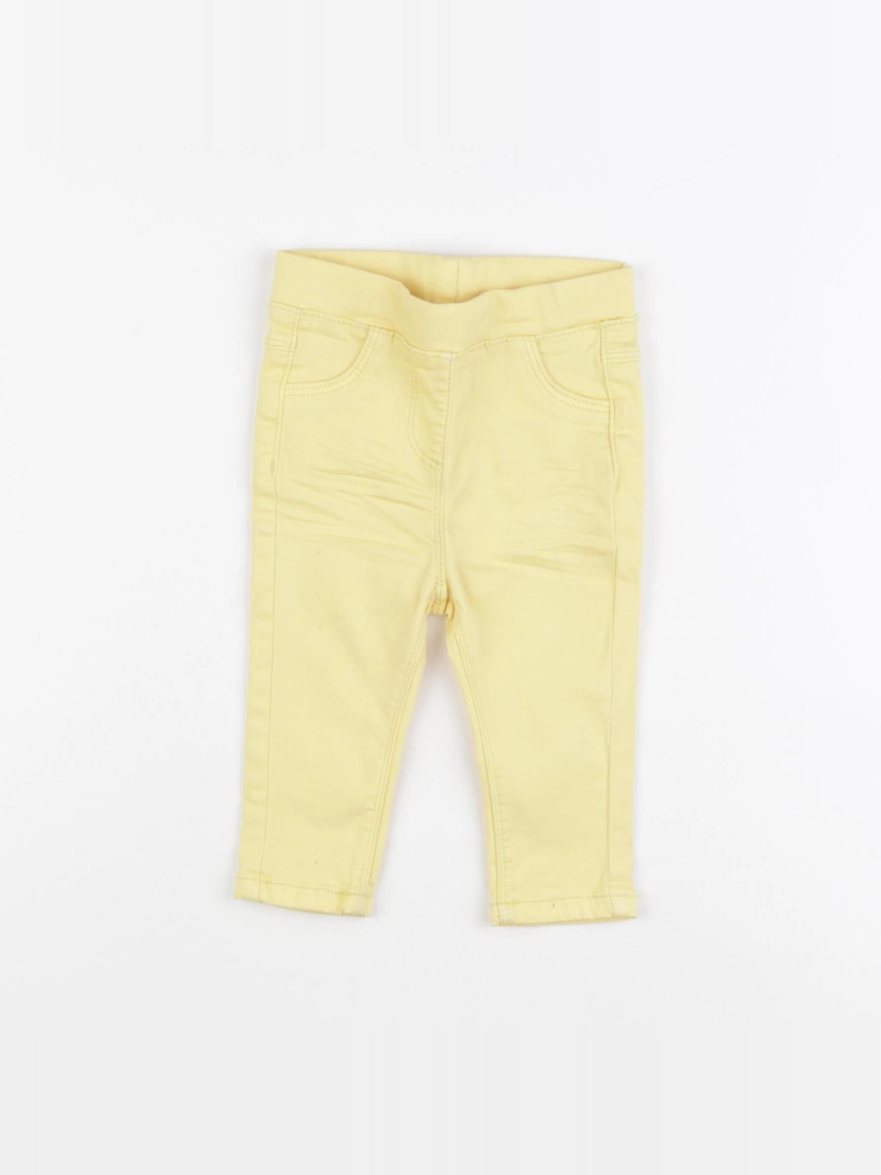 Tape à l'oeil - jegging jaune - 6 mois