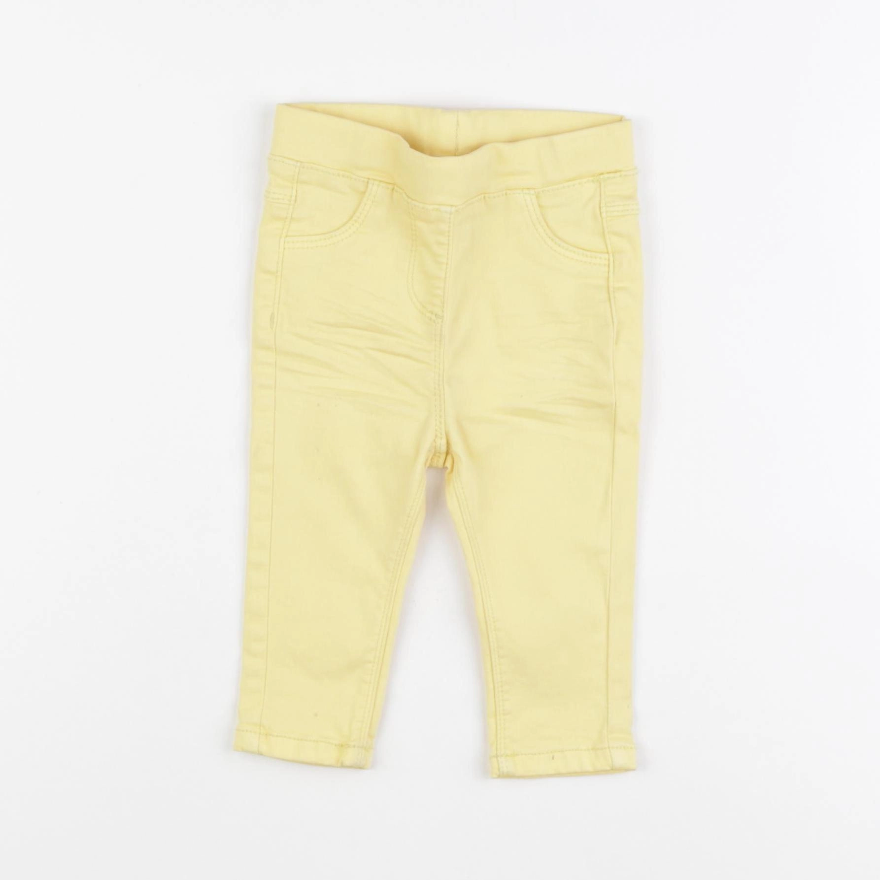 Tape à l'oeil - jegging jaune - 6 mois
