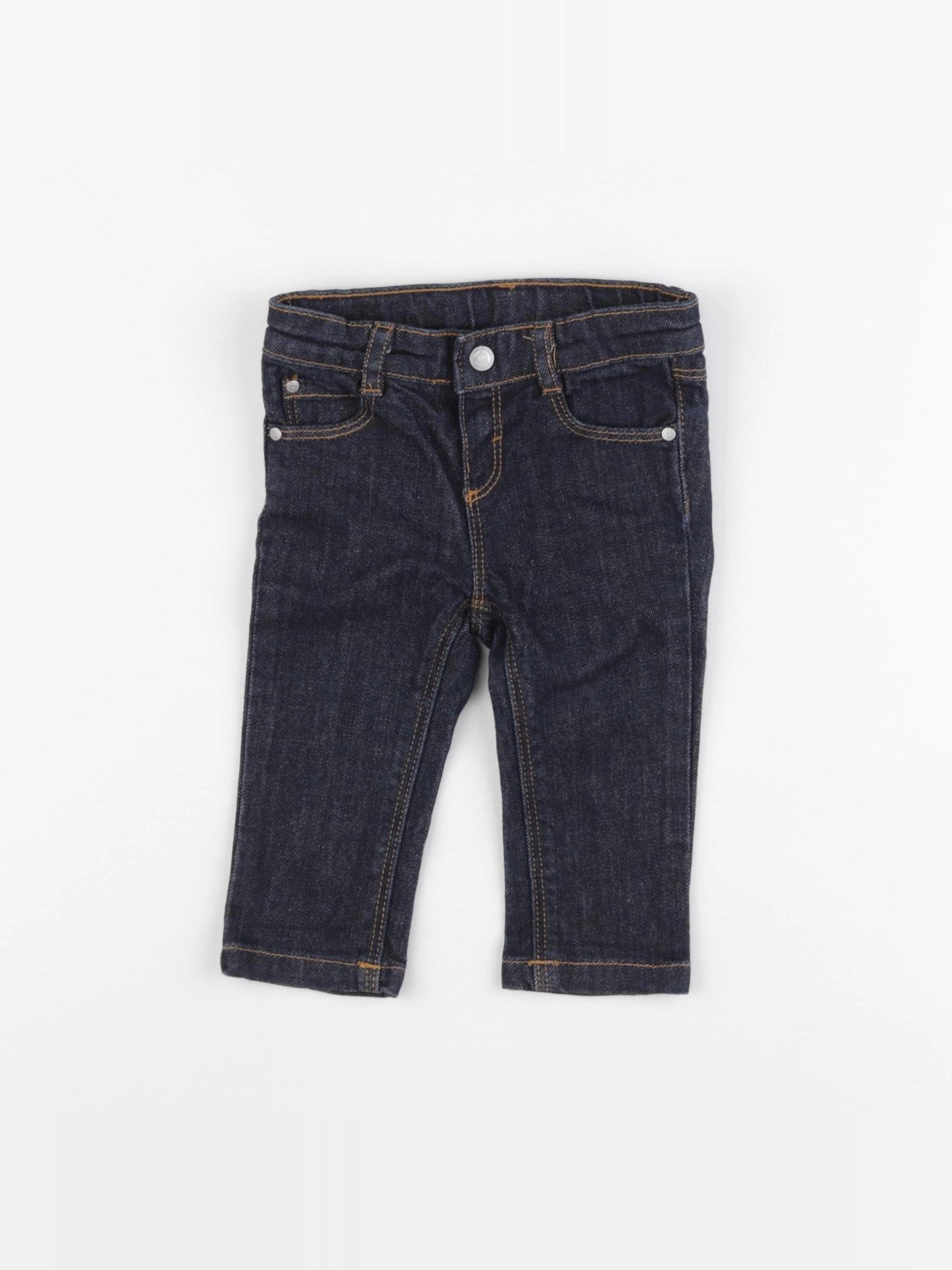 Petit Bateau - jean bleu - 6 mois