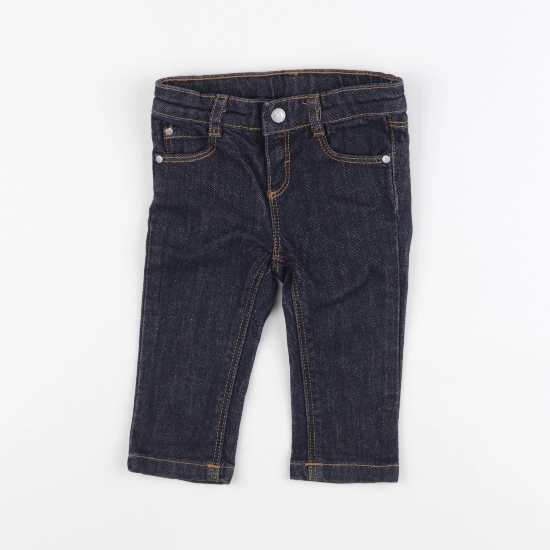 Petit Bateau - jean bleu - 6 mois