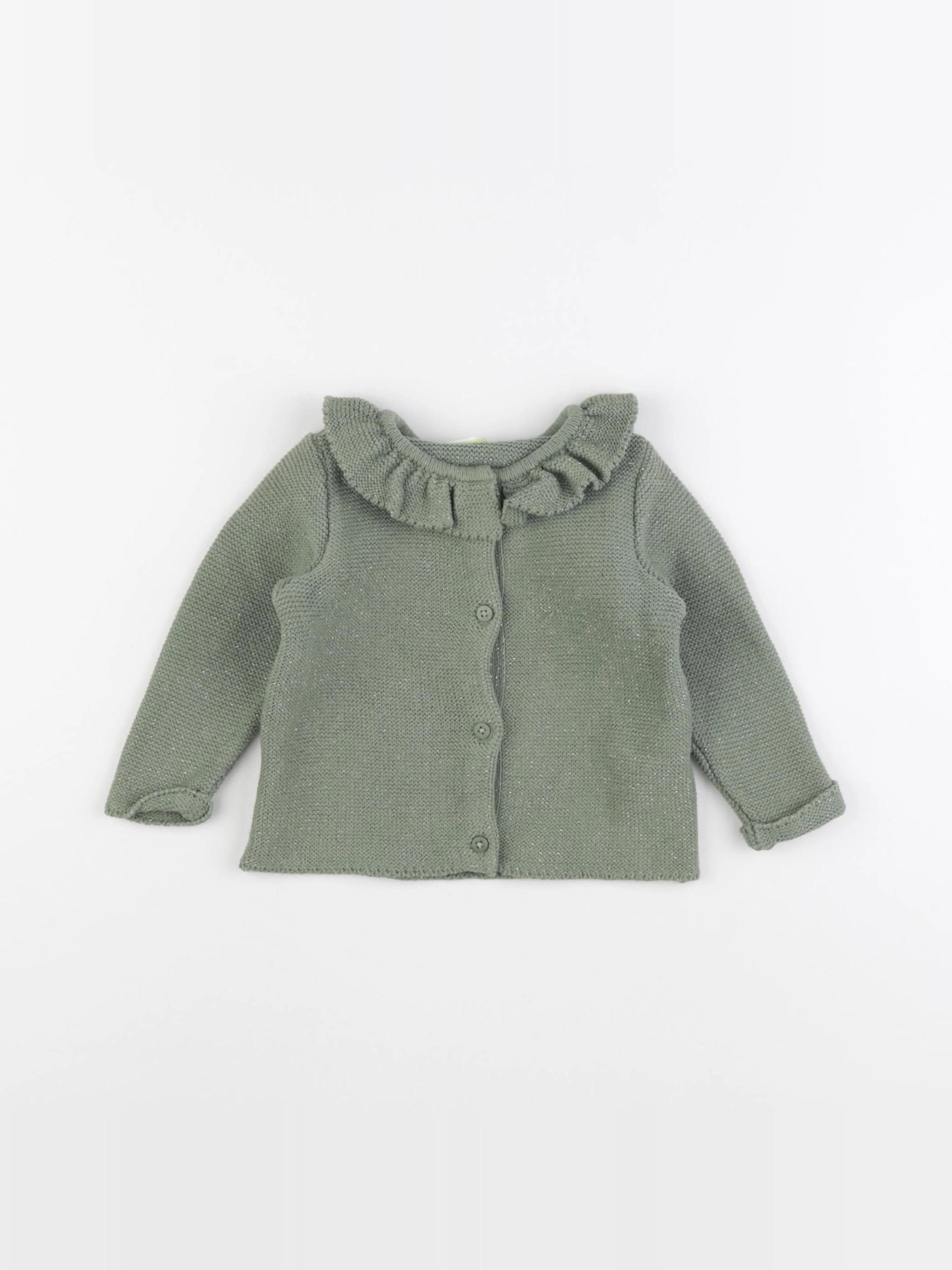Tape à l'oeil - gilet vert - 9 mois