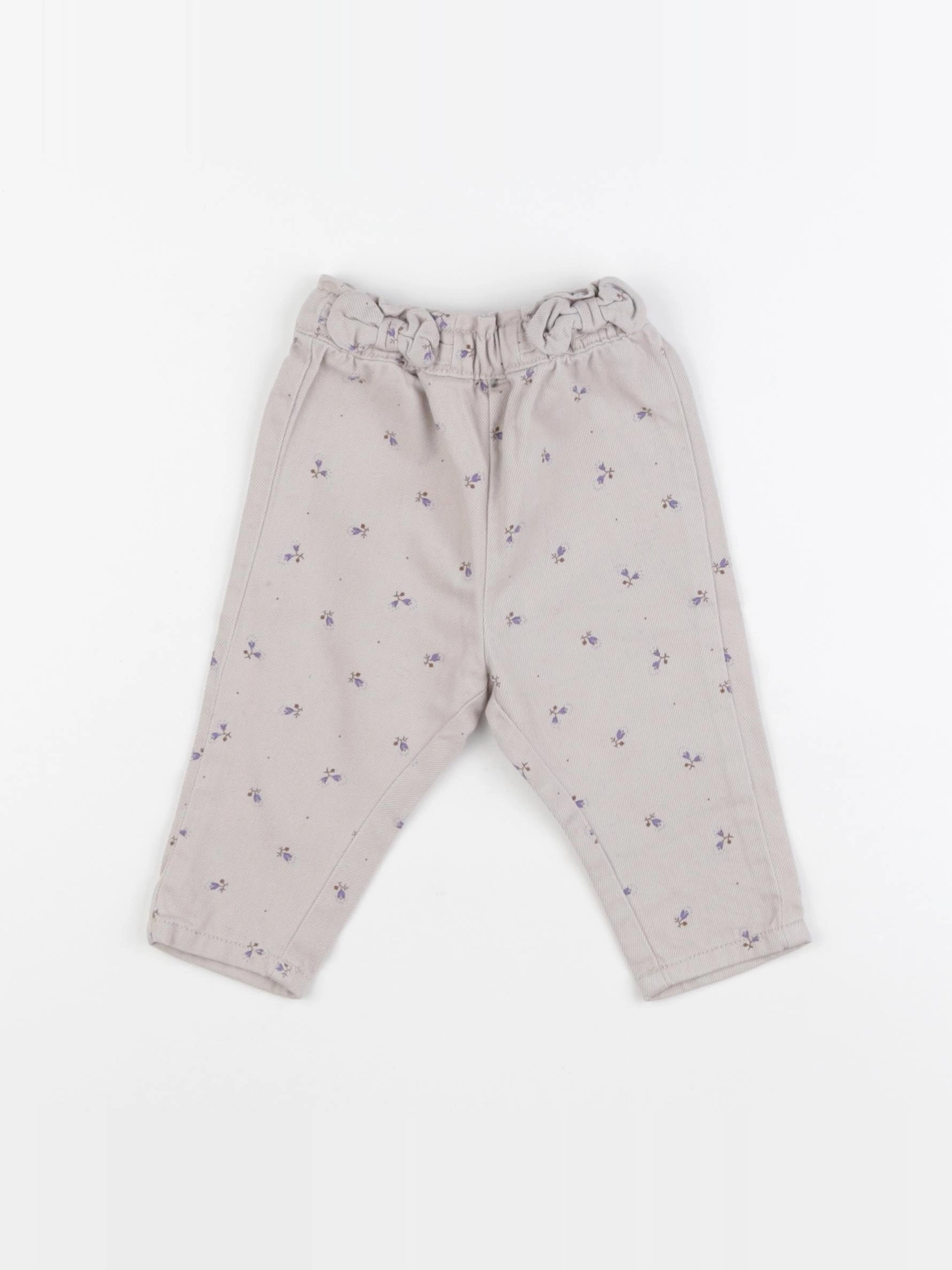 Vertbaudet - jean beige - 6 mois