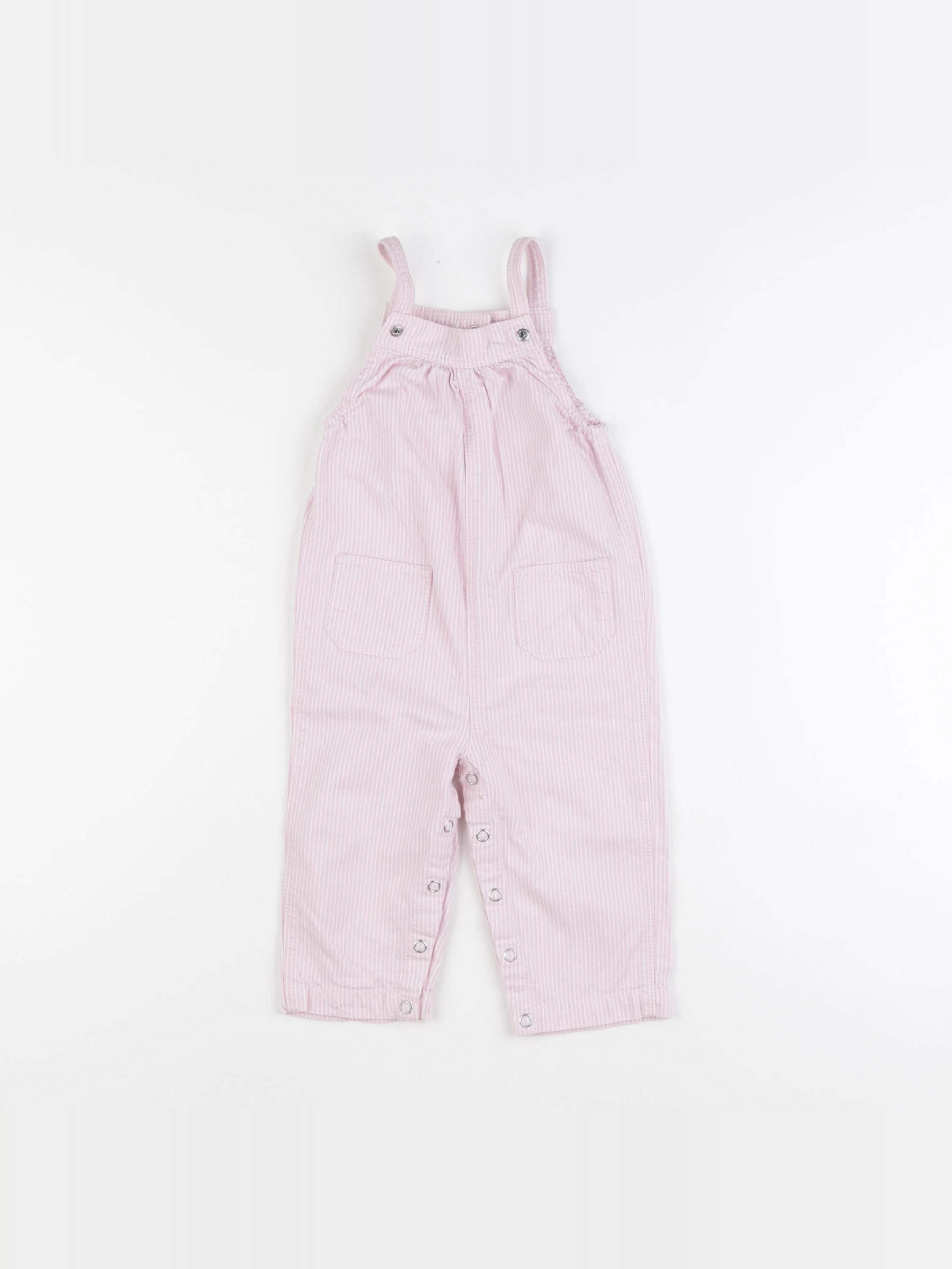 Petit Bateau - combinaison rose - 12 mois