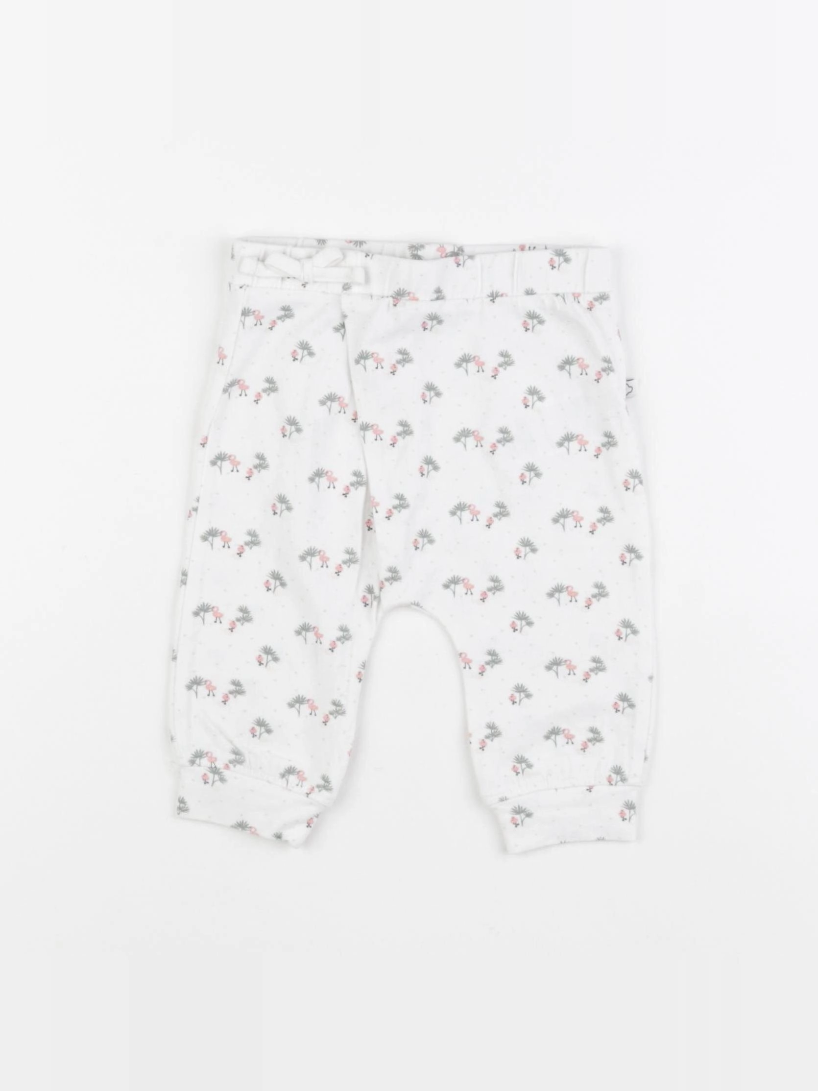 Vertbaudet - legging blanc - 6 mois