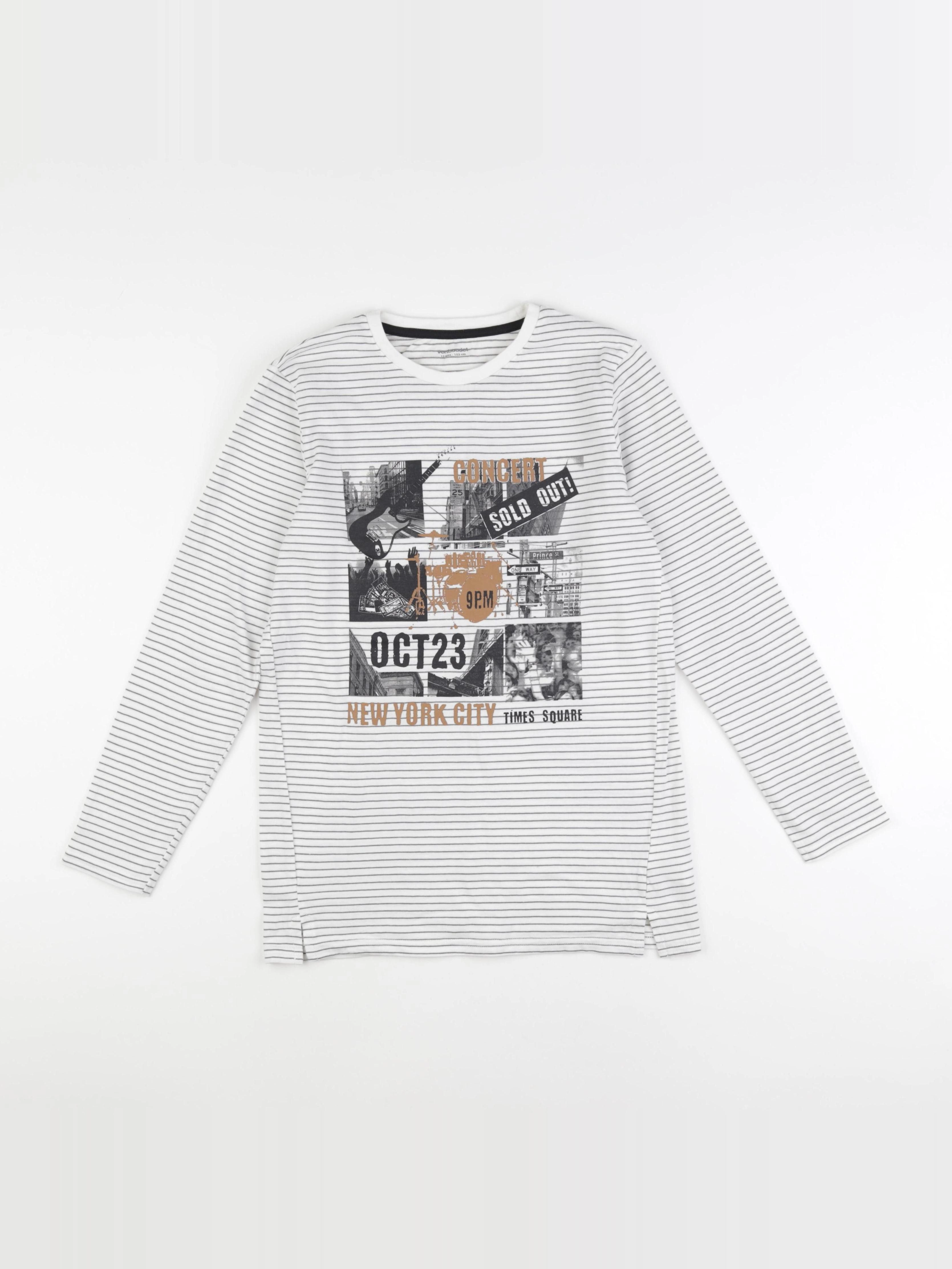 Vertbaudet - tee-shirt blanc - 12 ans