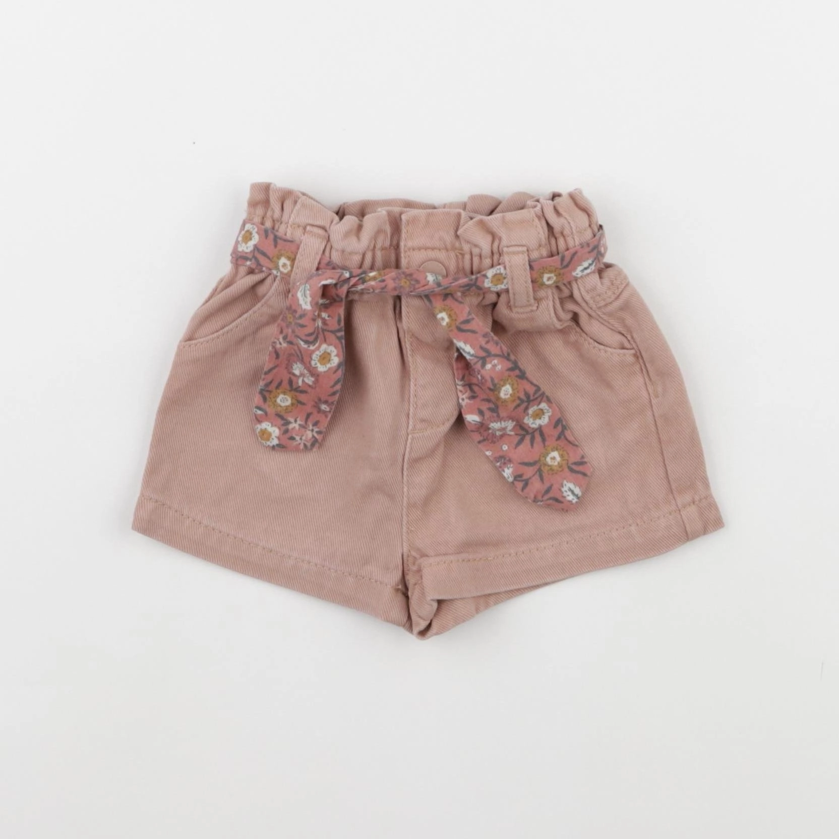 Vertbaudet - short rose - 12 mois