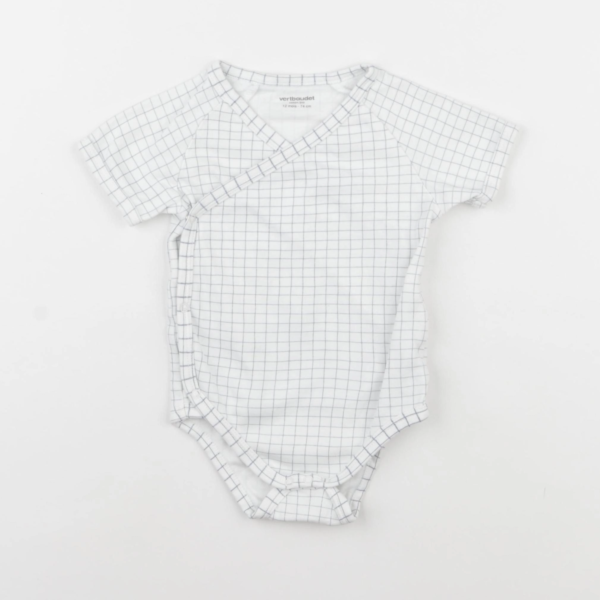 Vertbaudet - body blanc - 12 mois