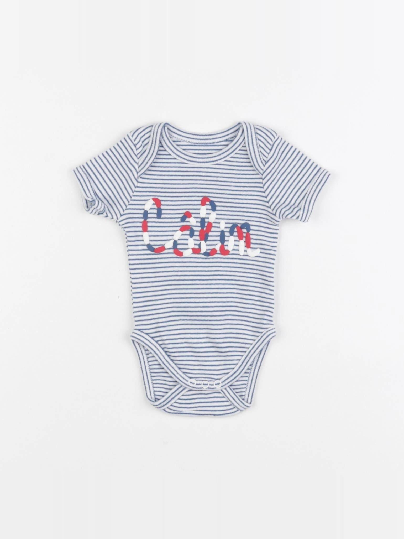 Vertbaudet - body bleu - 1 mois