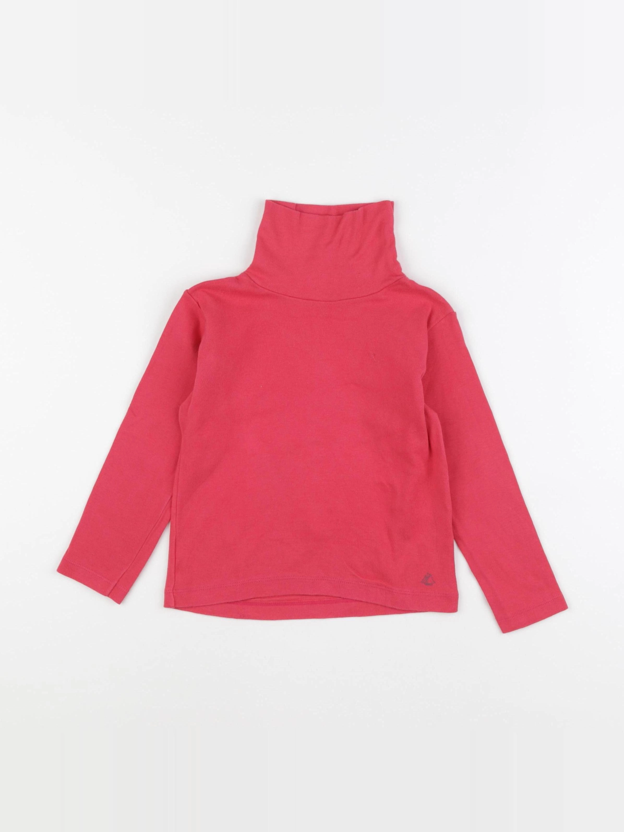 Petit Bateau - sous-pull rose - 4 ans