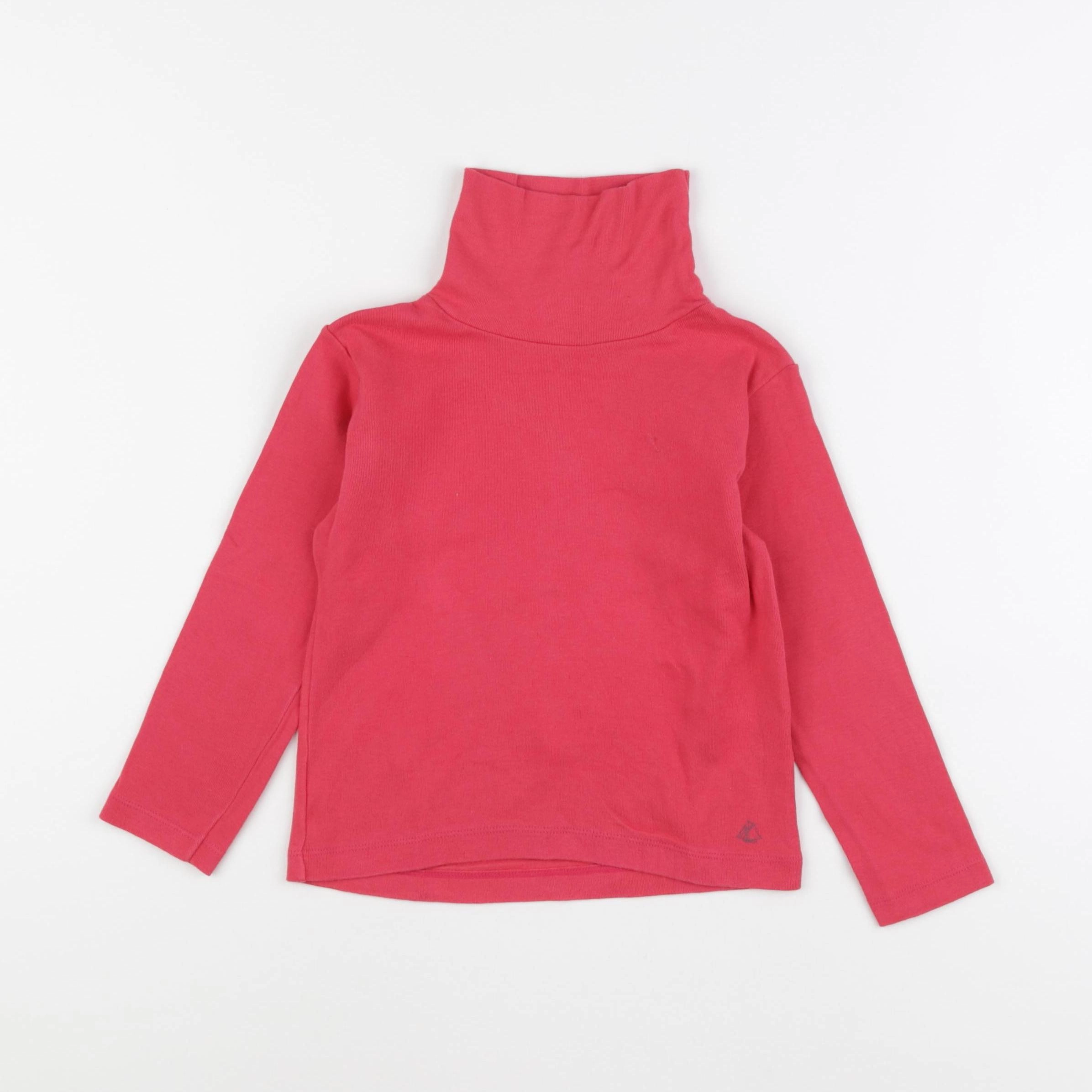 Petit Bateau - sous-pull rose - 4 ans