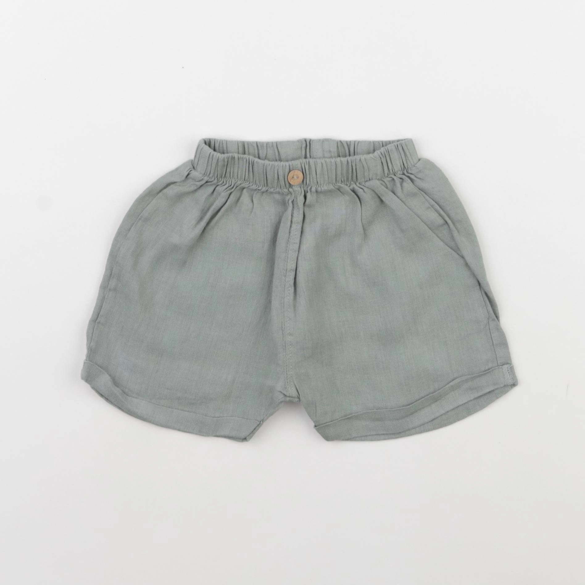 Zara - short vert - 9/12 mois