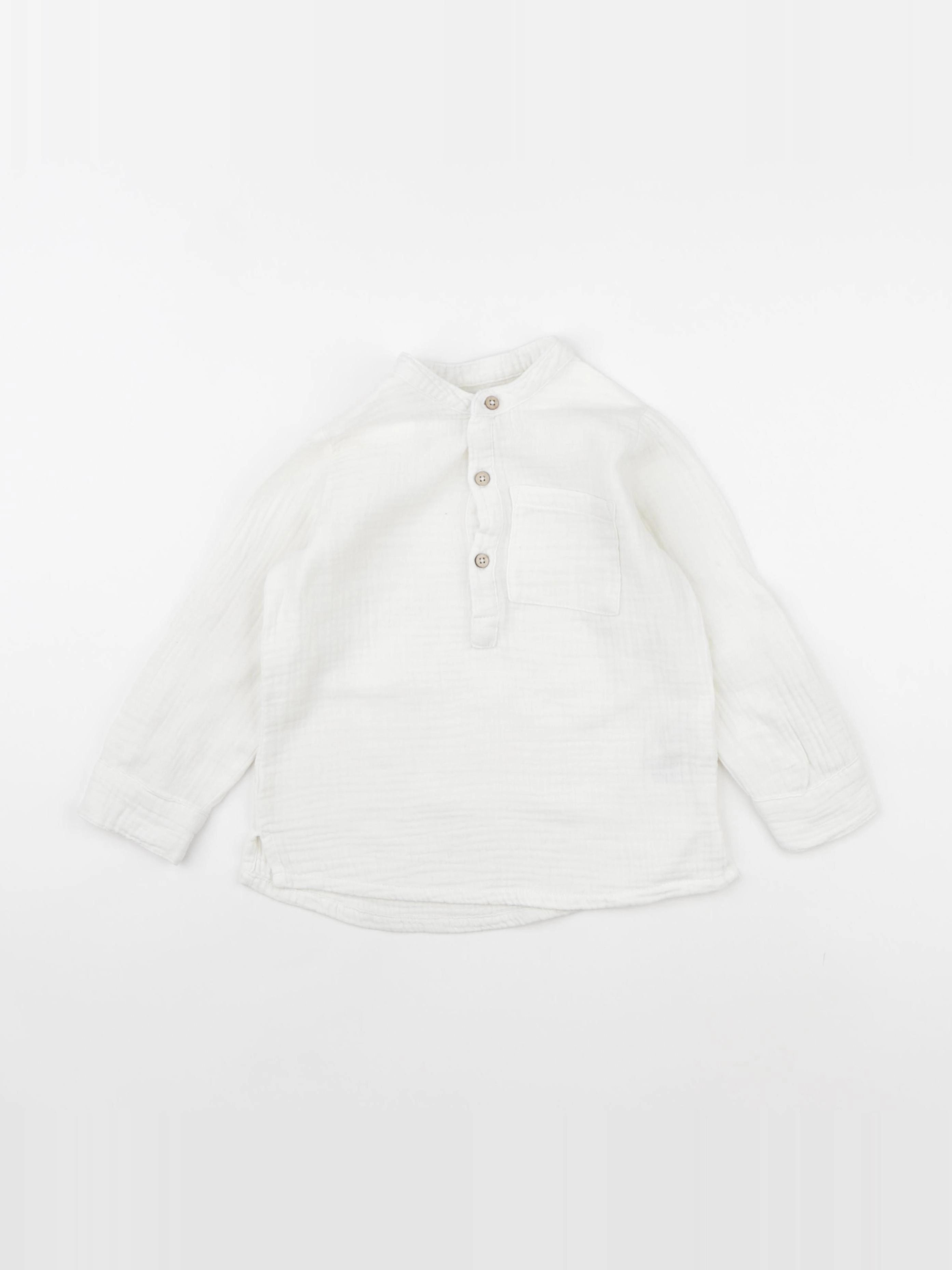 Vertbaudet - chemise blanc - 4 ans
