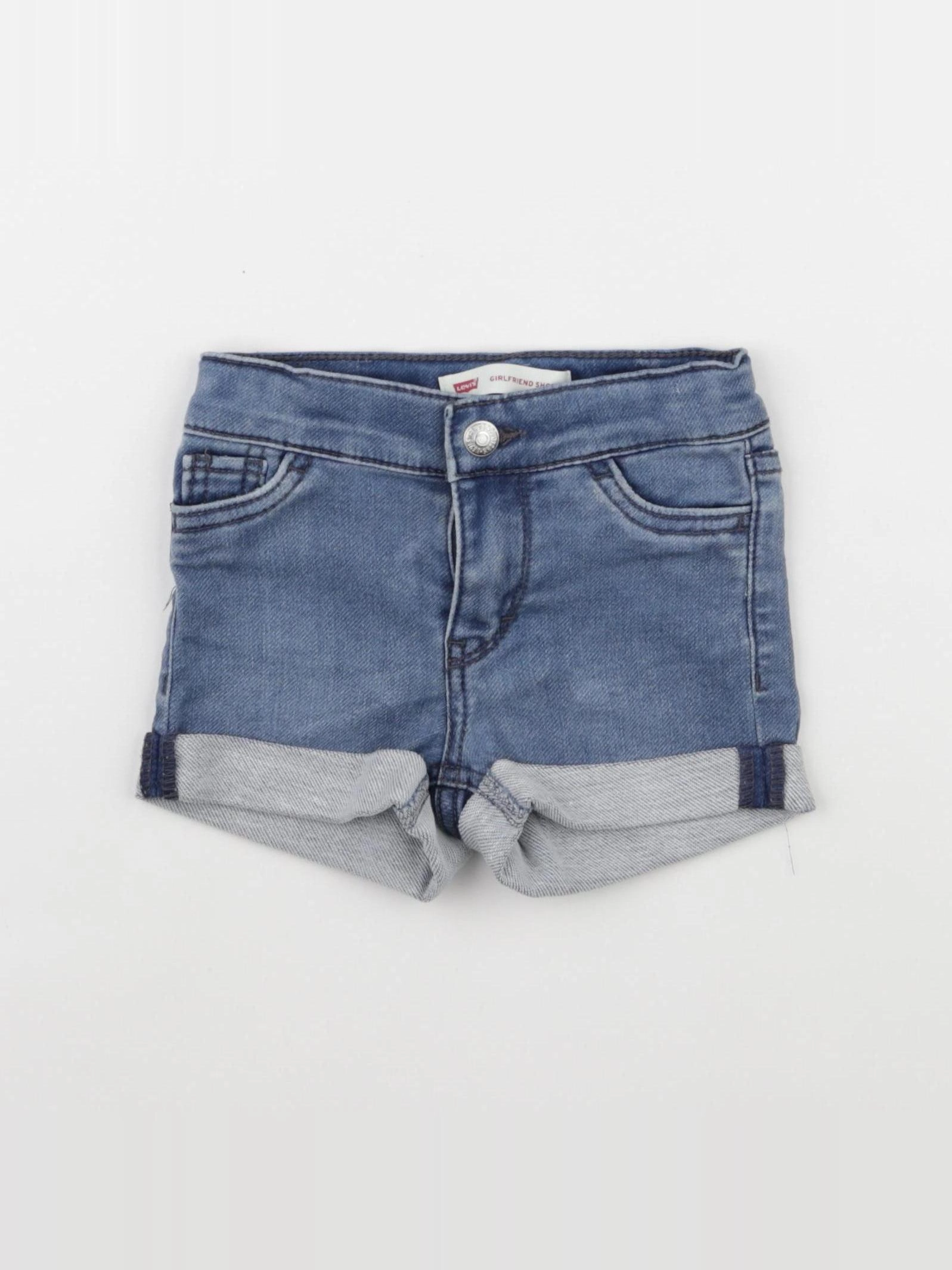 Levi's - short bleu - 9/12 mois