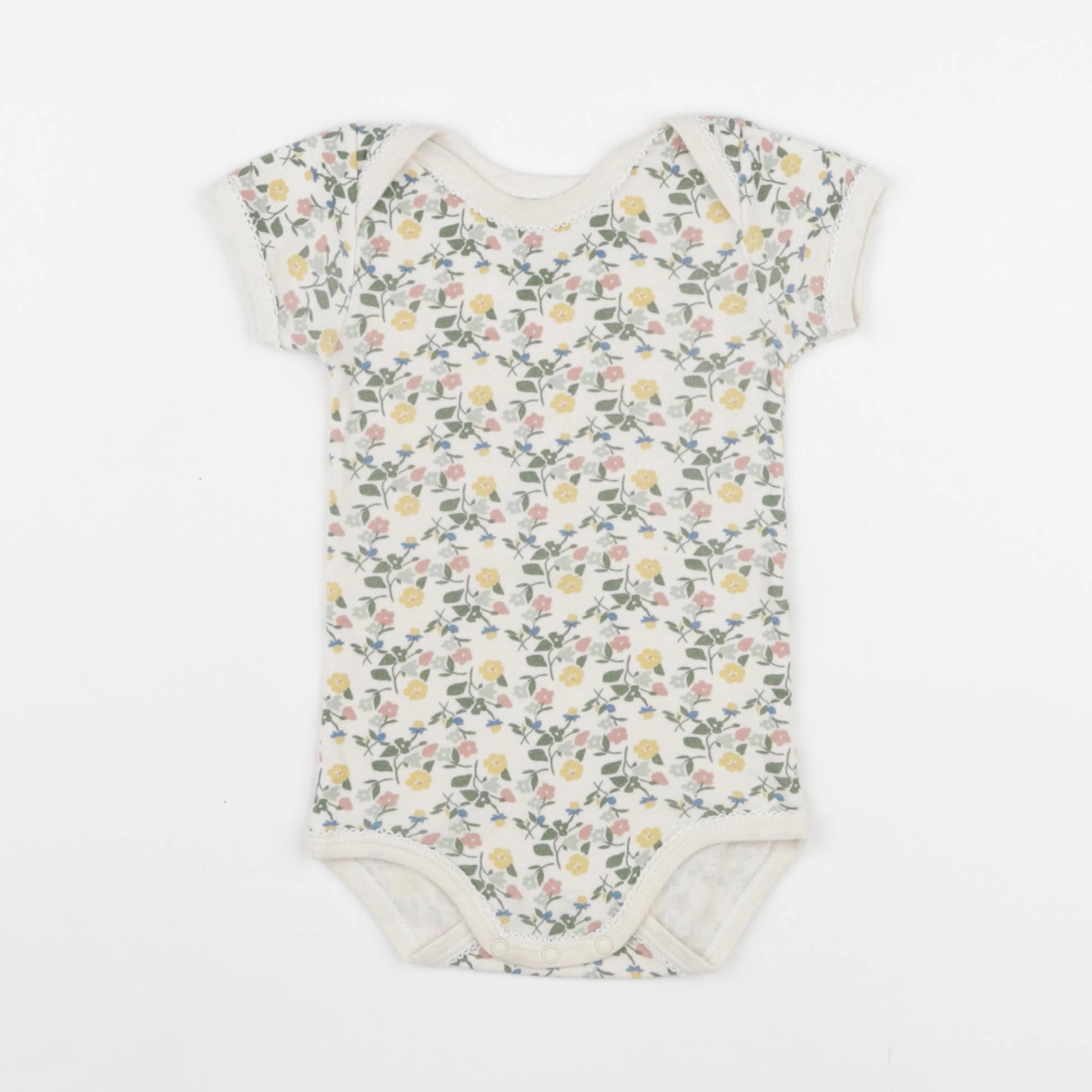 Petit Bateau - body beige - 12 mois