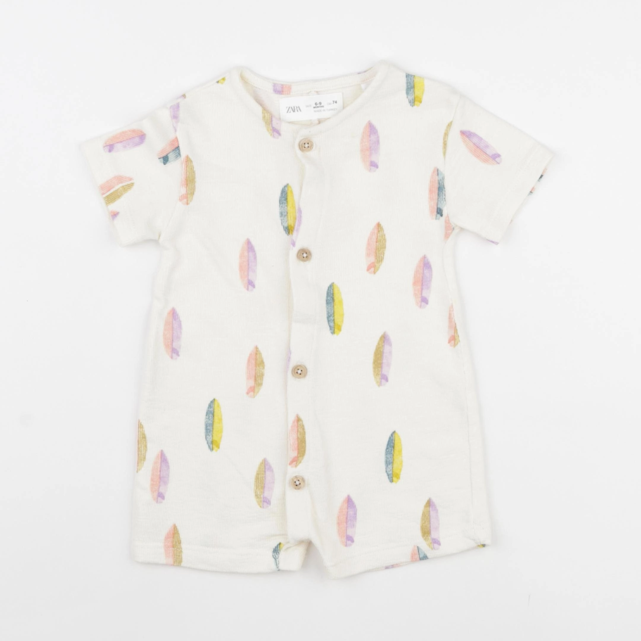 Zara - combinaison beige - 6/9 mois