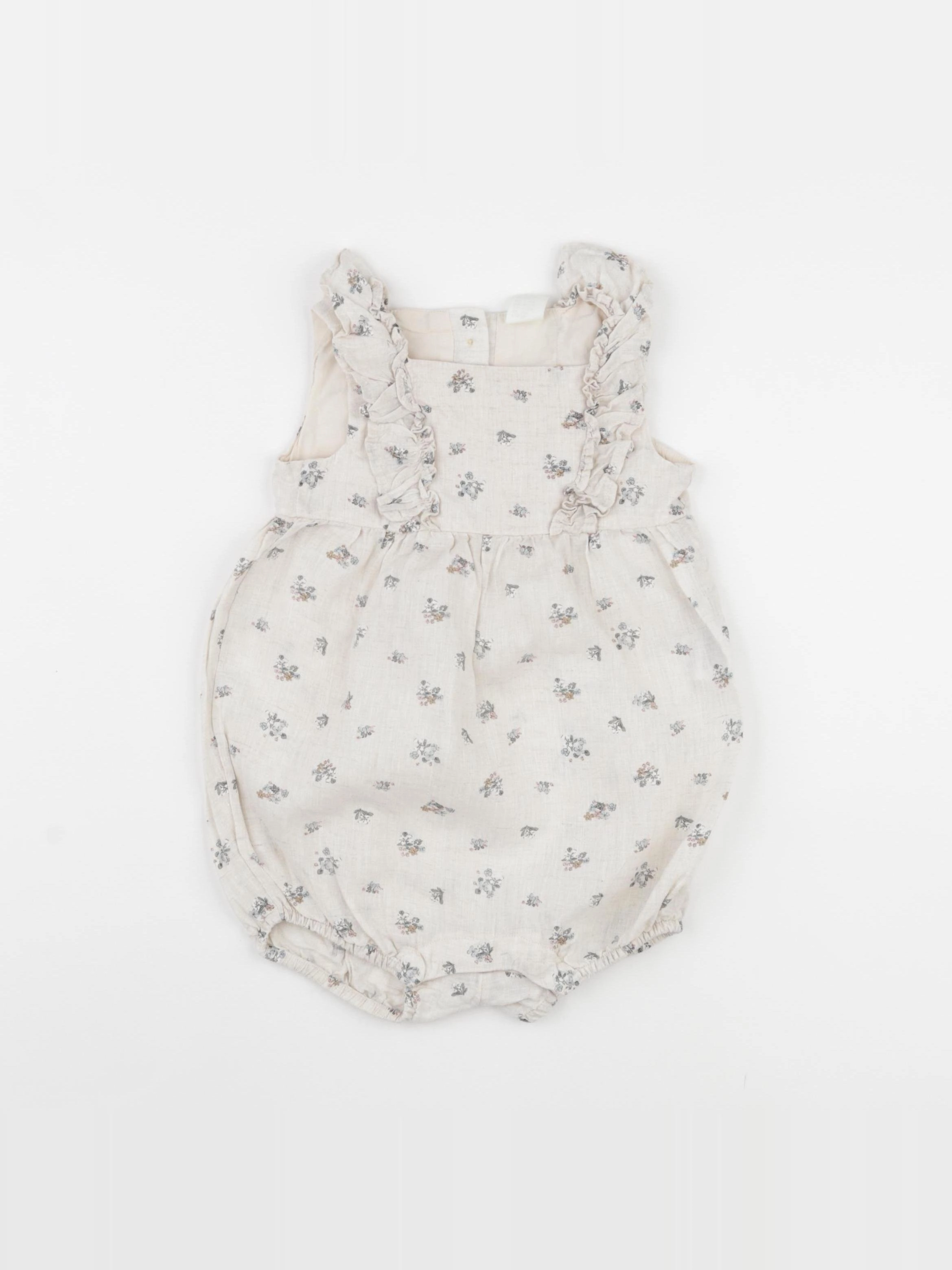 H&M - combinaison beige - 9/12 mois