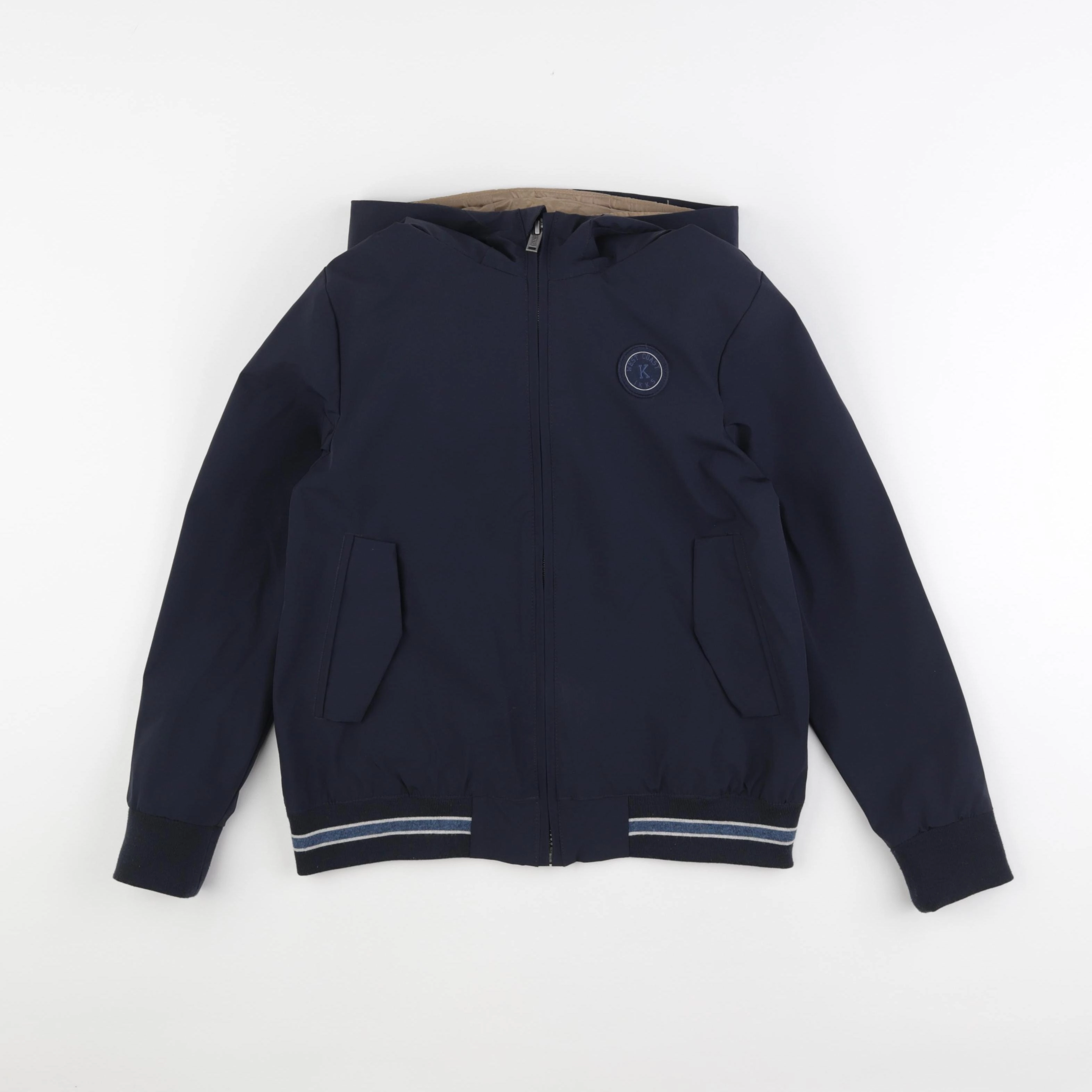 IKKS - imperméable bleu - 10 ans