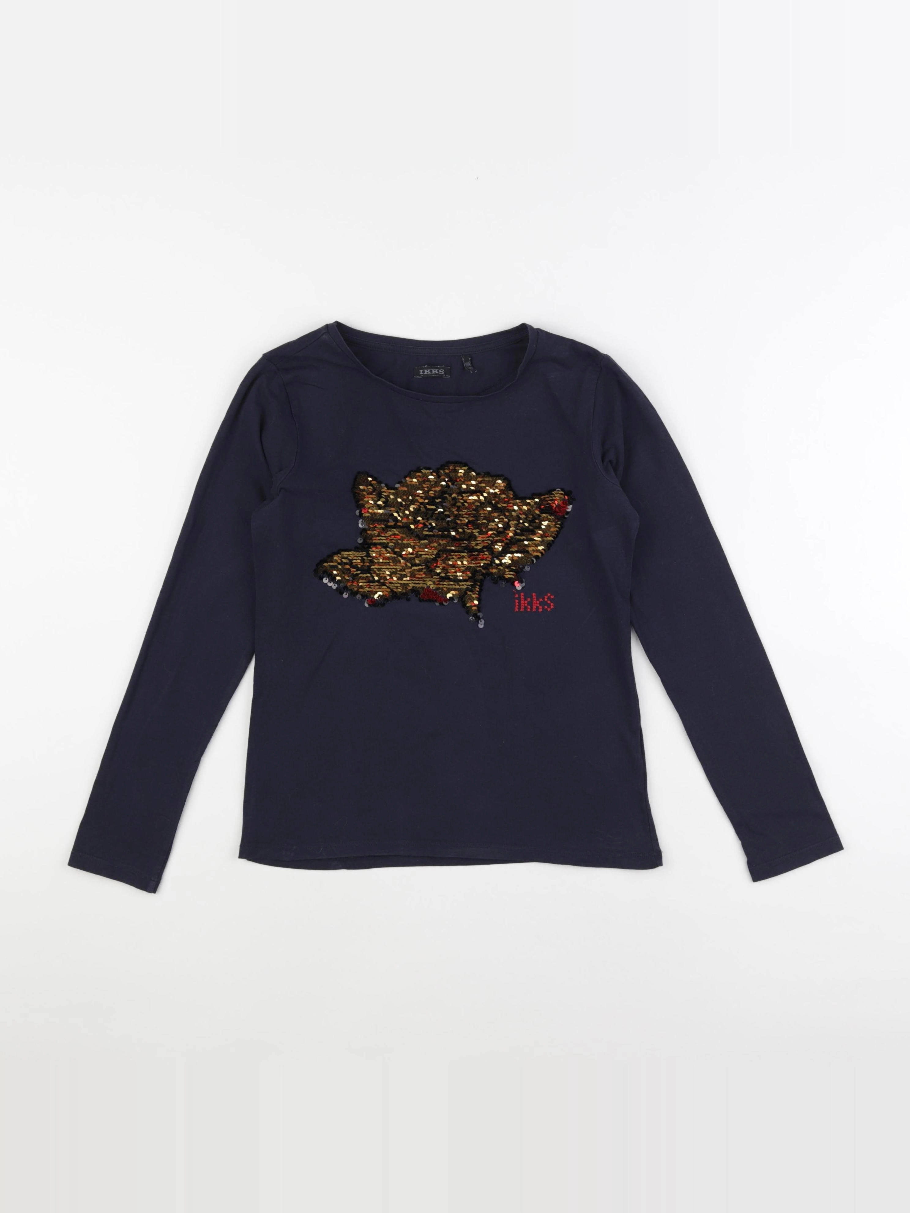IKKS - tee-shirt bleu - 10 ans