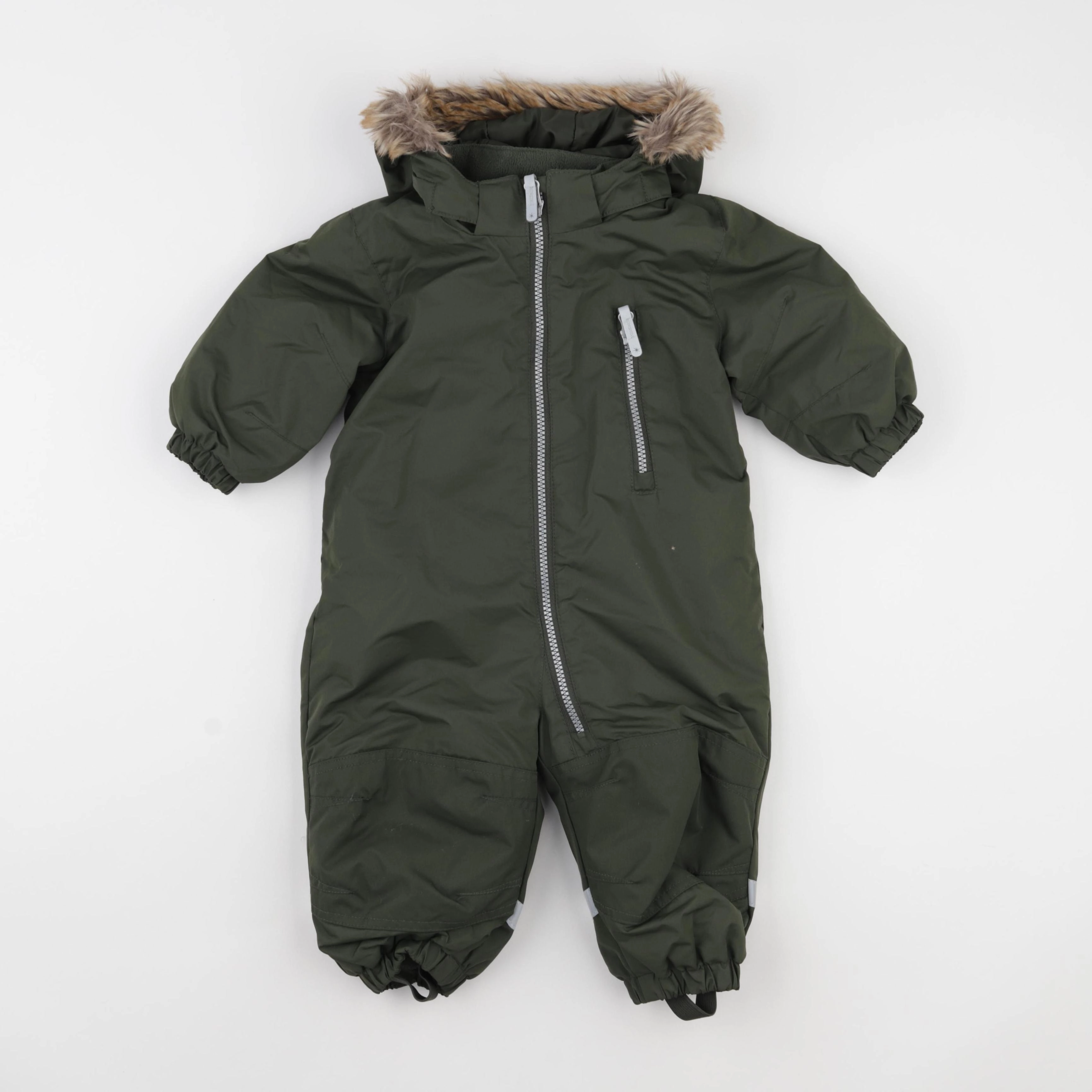 H&M - combi-pilote vert - 6/9 mois