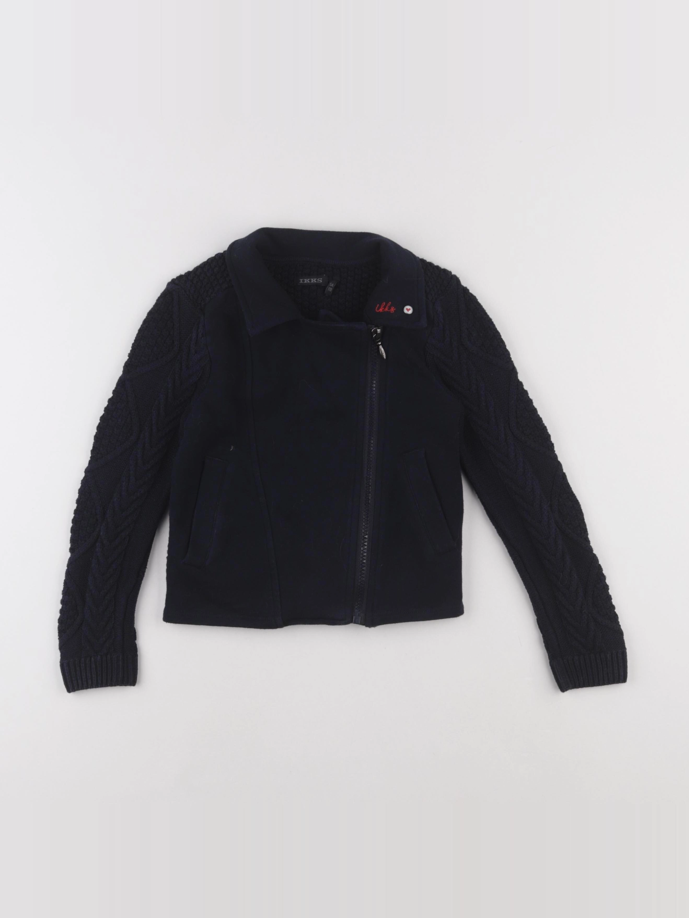 IKKS - sweat bleu - 6 ans
