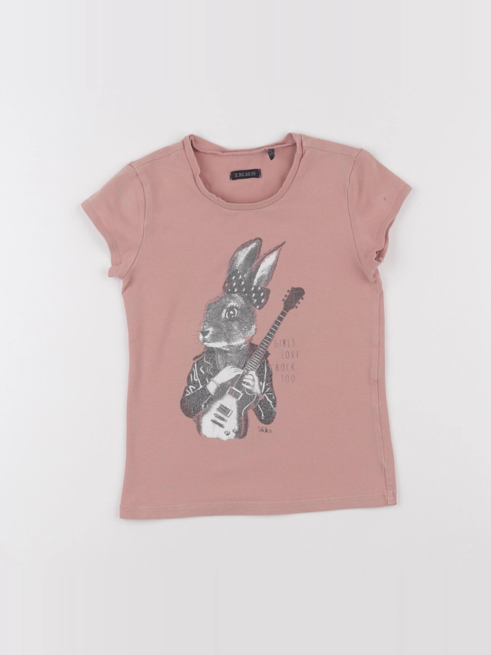 IKKS - tee-shirt rose - 5 ans