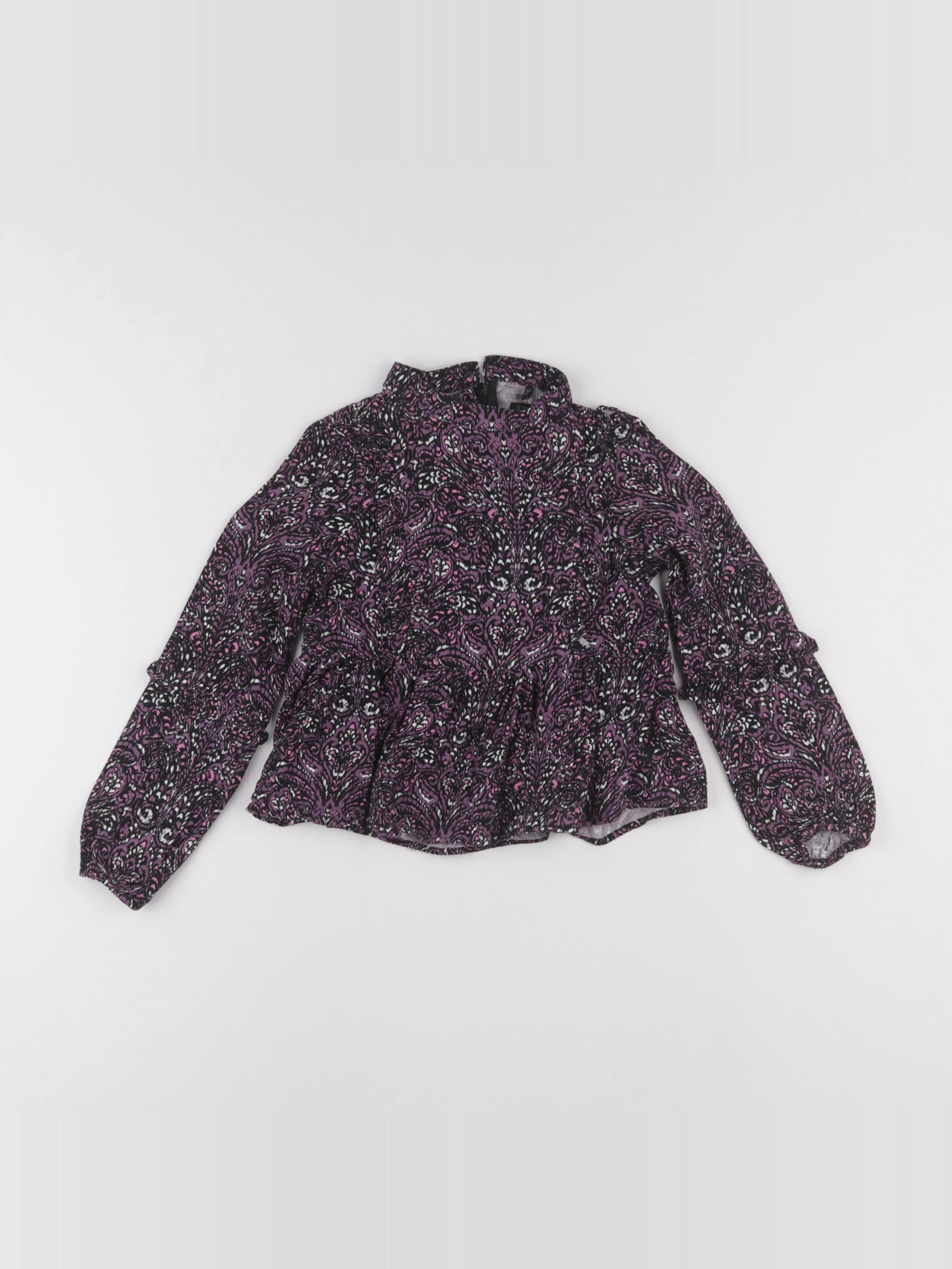 IKKS - blouse violet - 5 ans