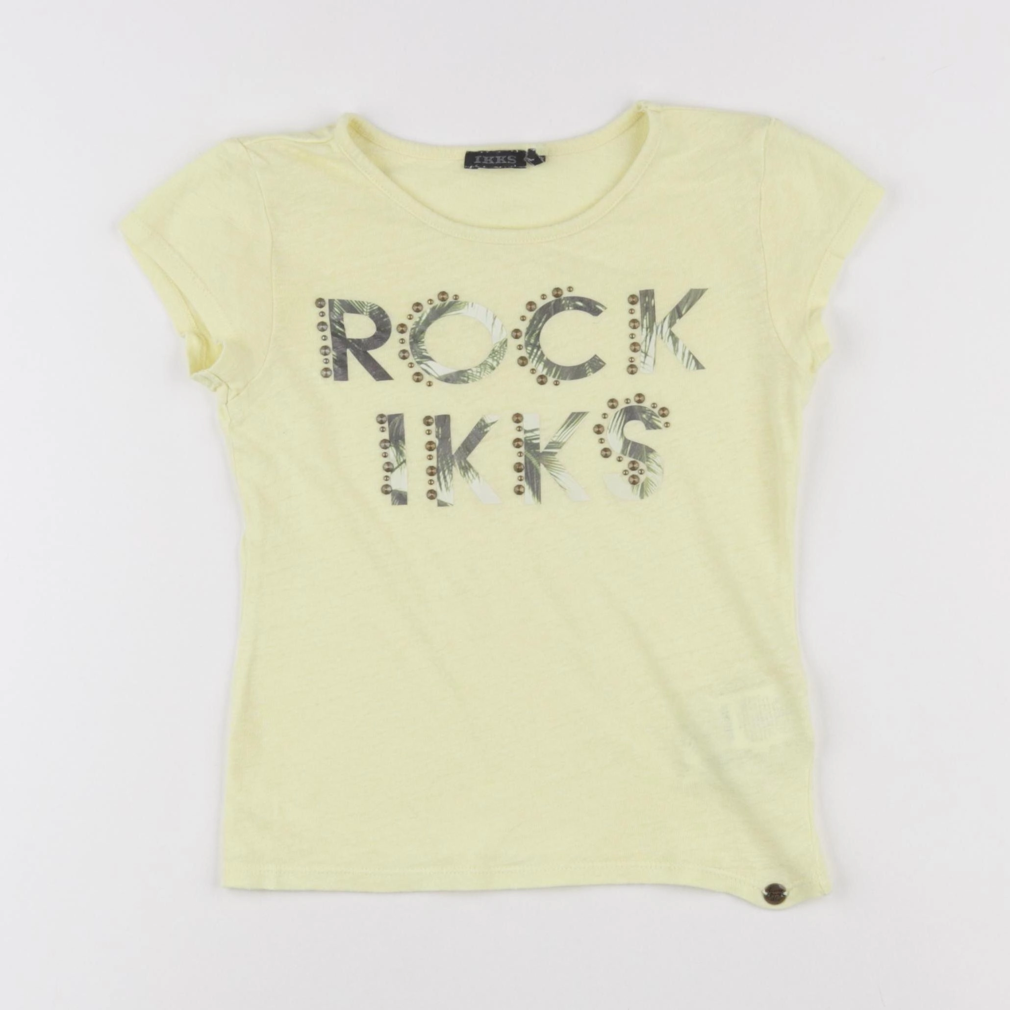 IKKS - tee-shirt jaune - 4 ans