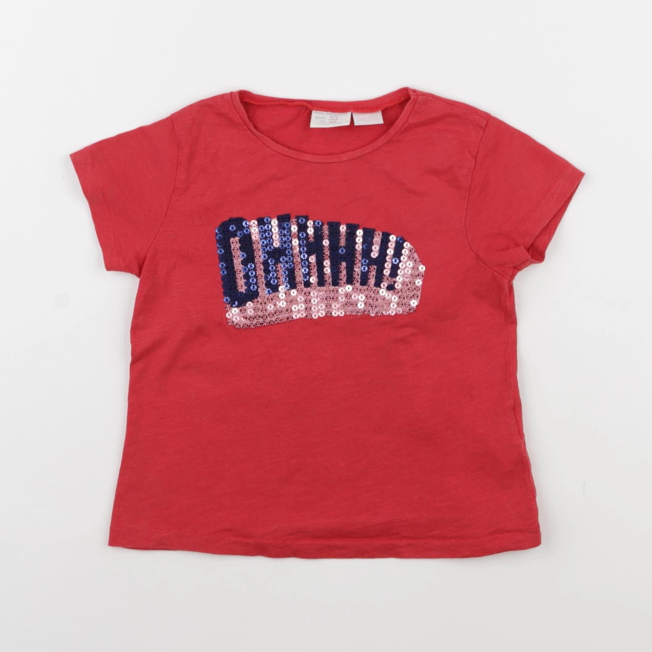 Zara - tee-shirt rouge - 3/4 ans