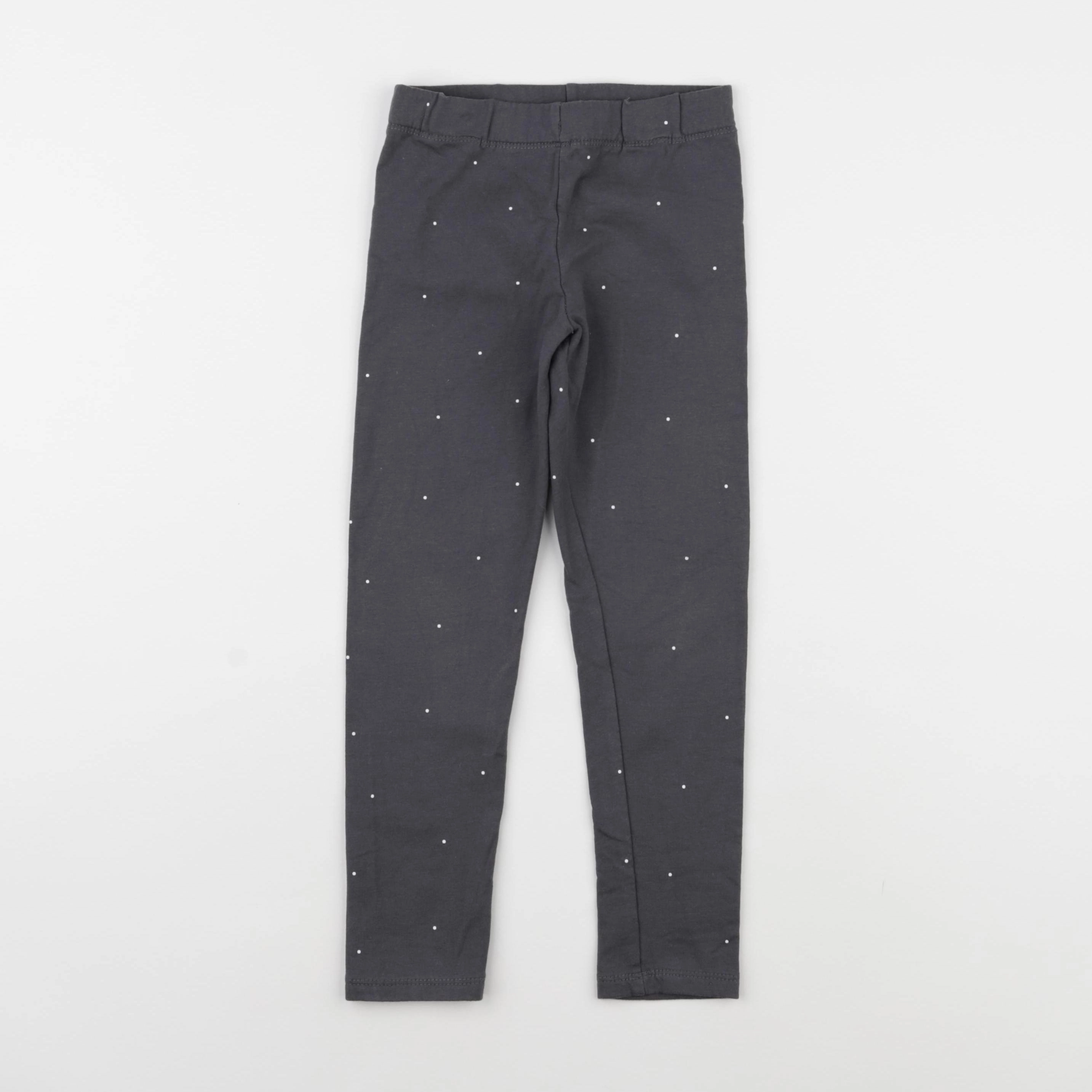 H&M - legging doublé gris - 4/5 ans