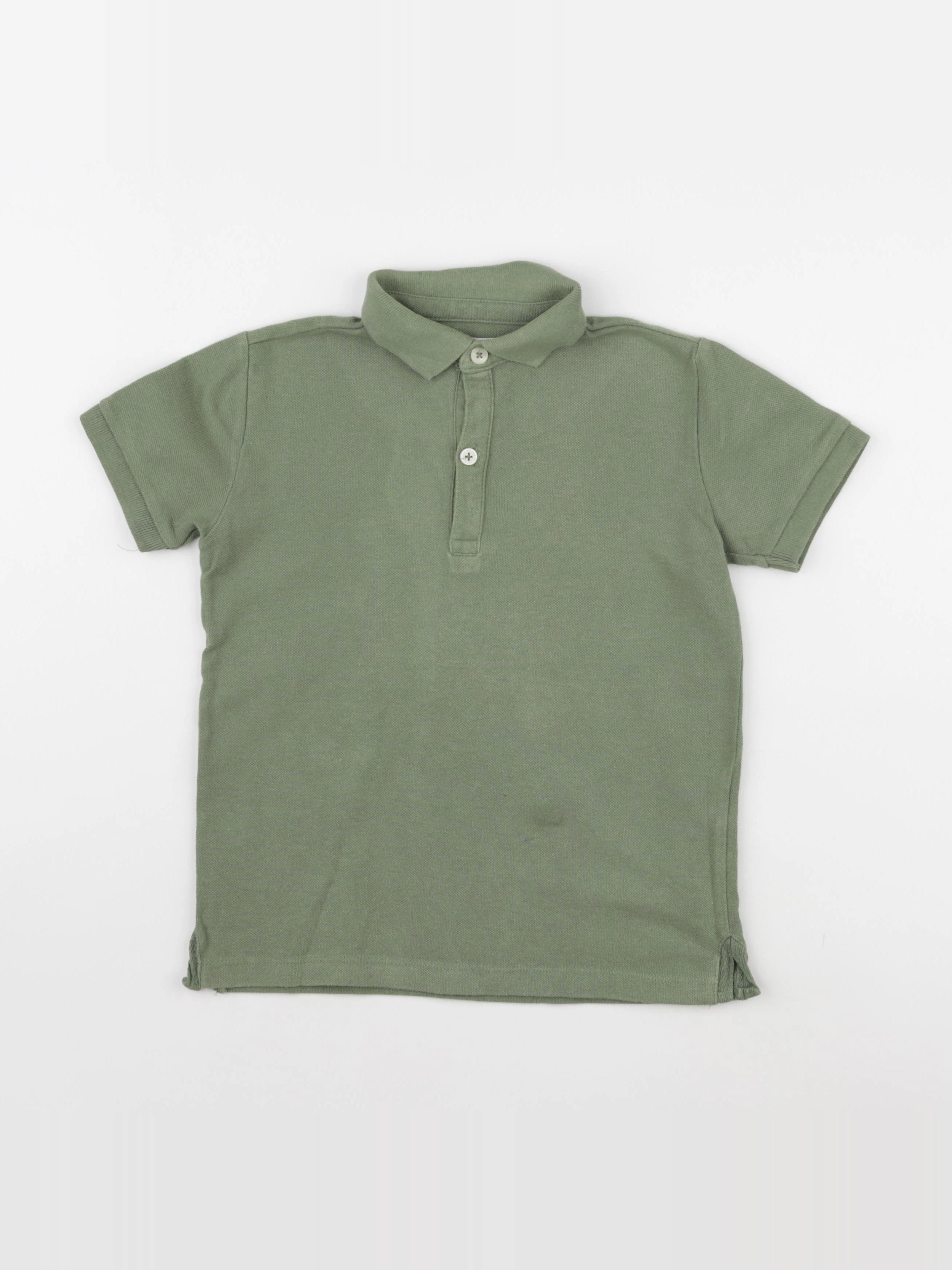 Zara - polo vert - 6/7 ans