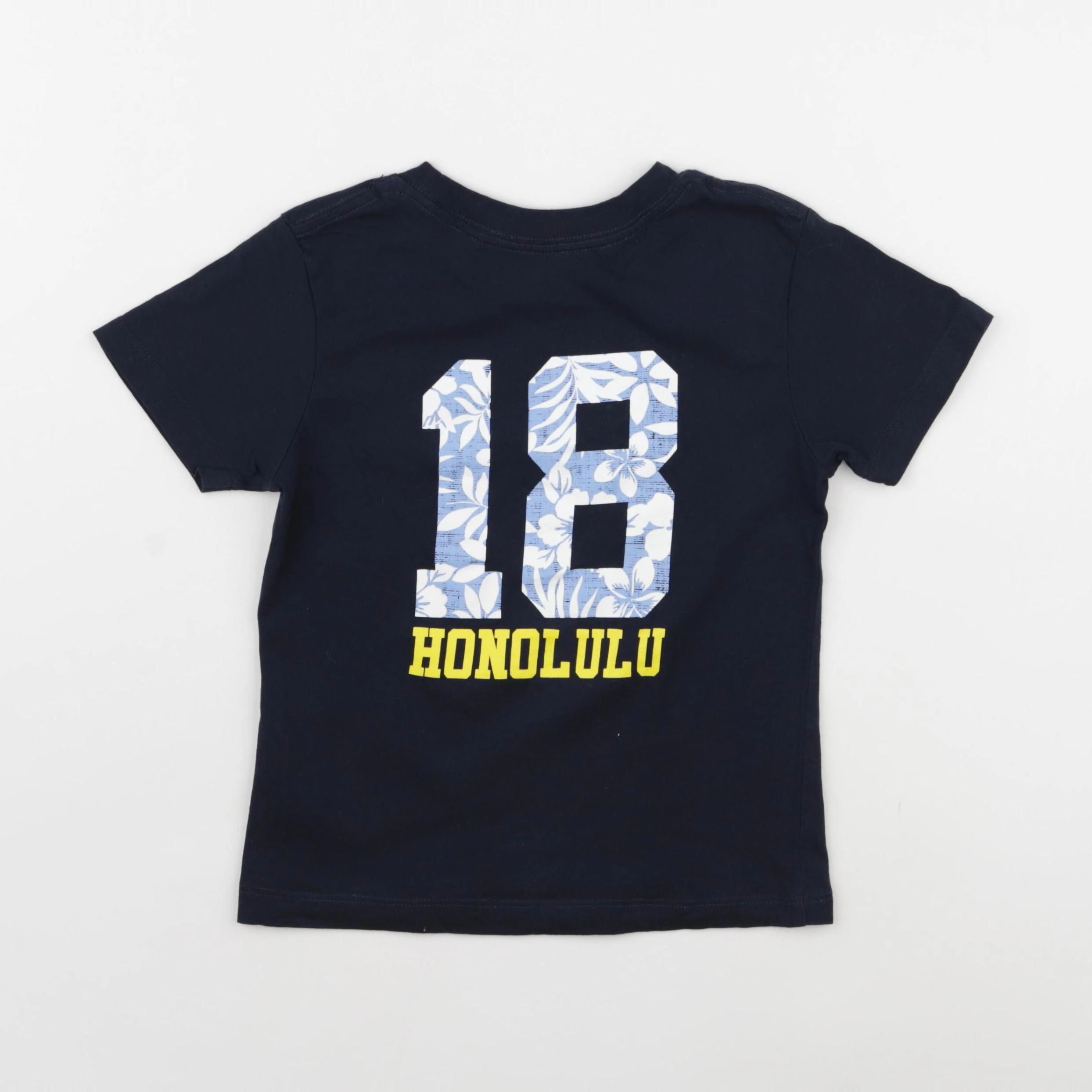 Monoprix - tee-shirt bleu - 4 ans
