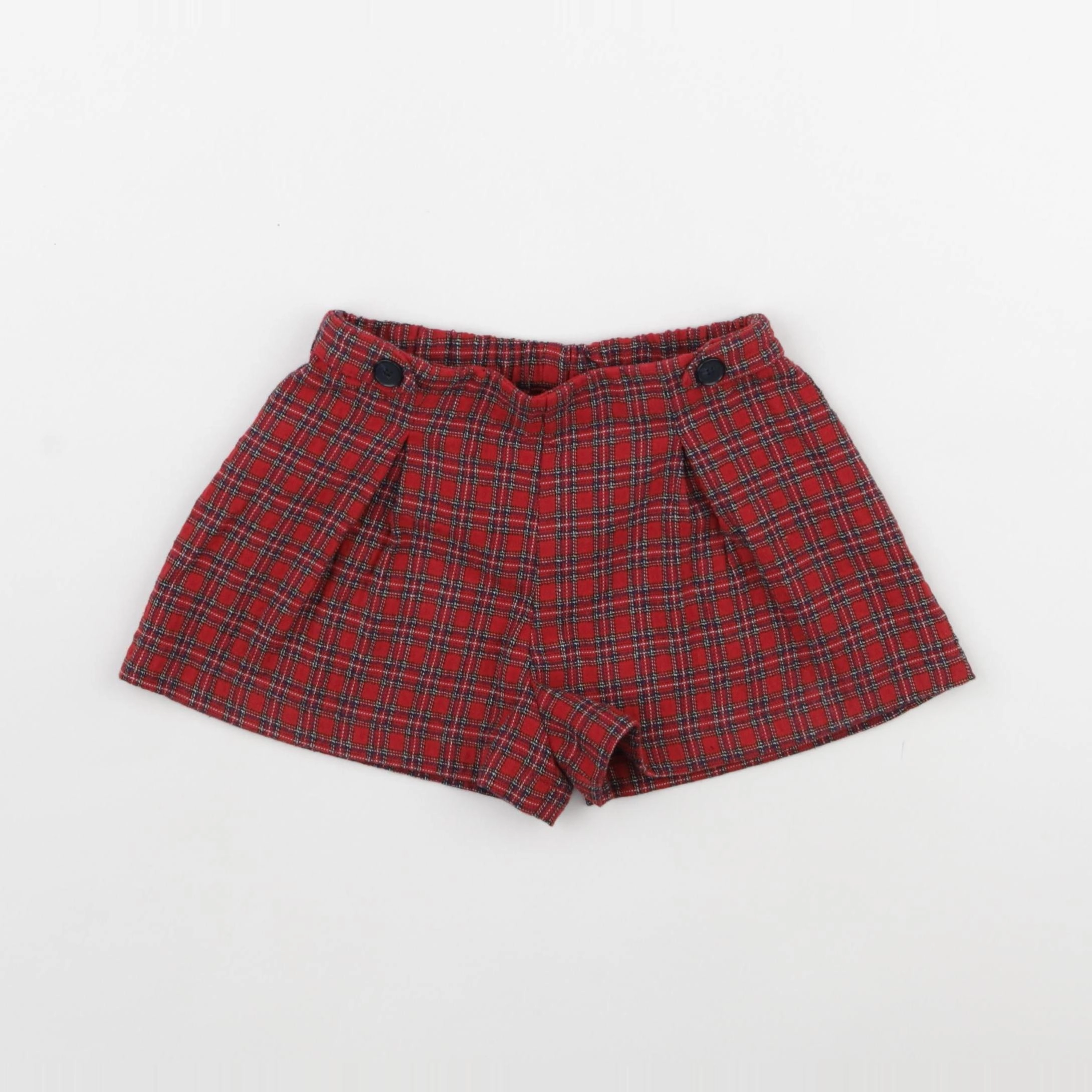 Zara - short rouge - 12/18 mois