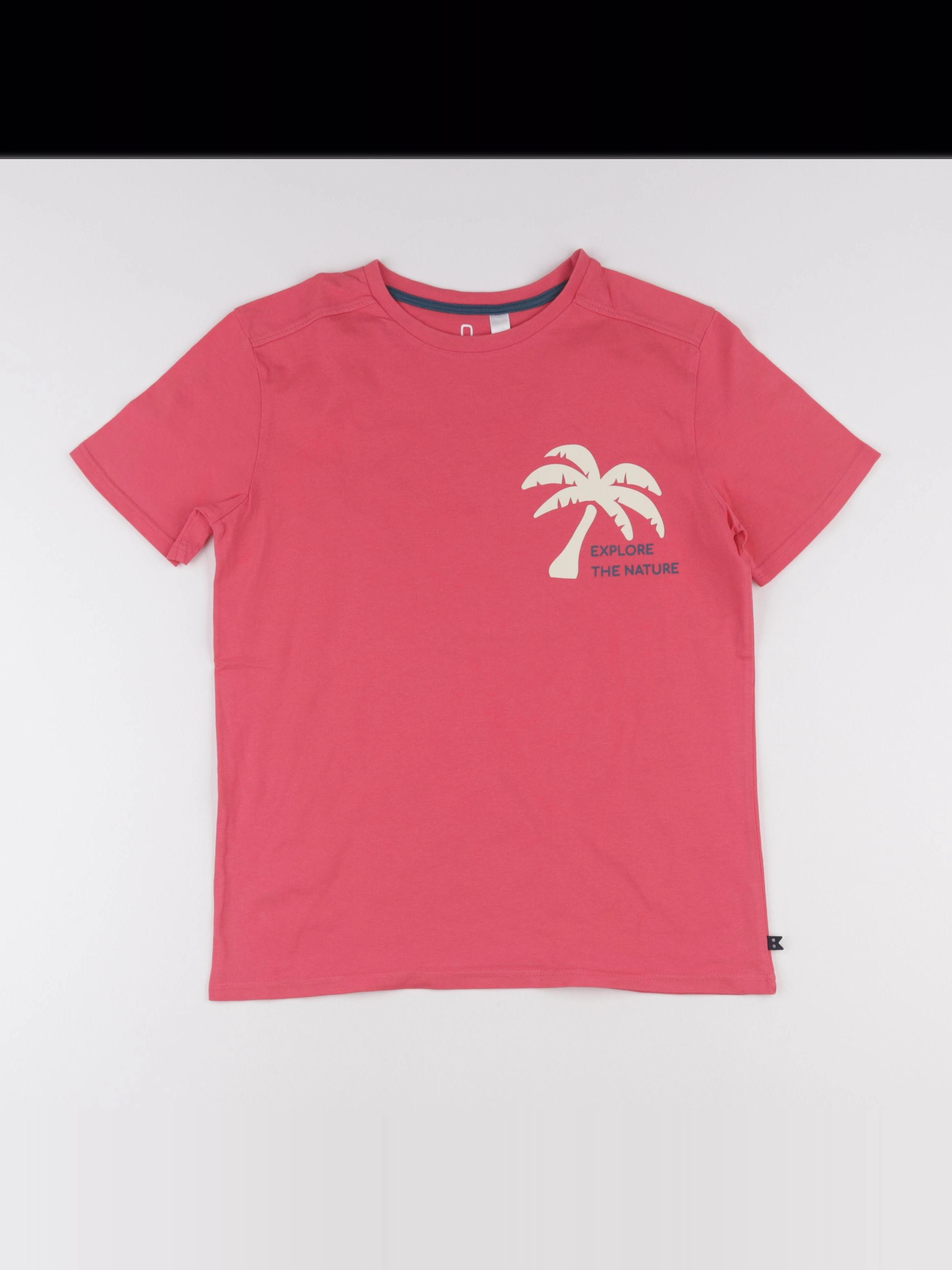 Okaidi - tee-shirt imprimé au dos rose - 12 ans