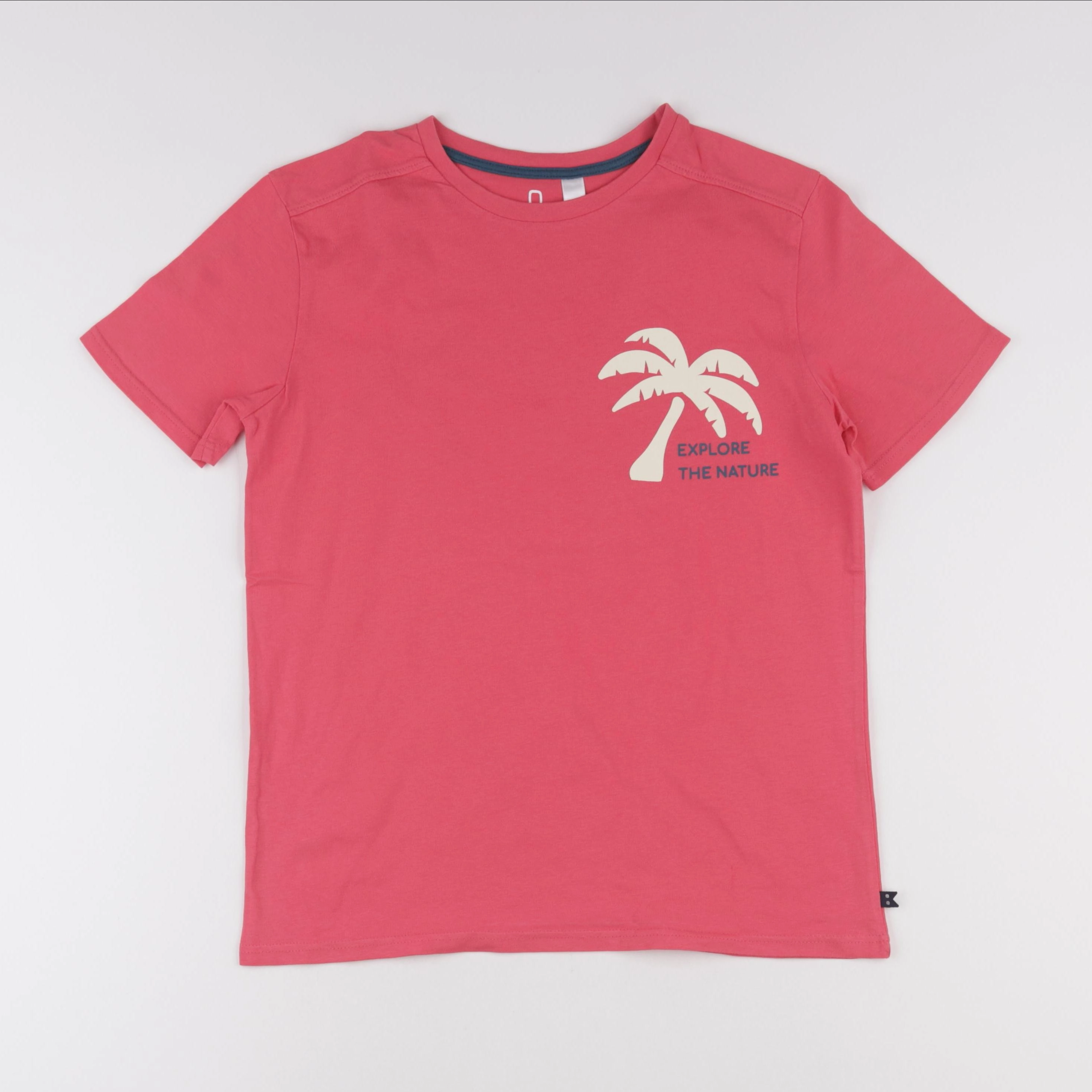 Okaidi - tee-shirt imprimé au dos rose - 12 ans