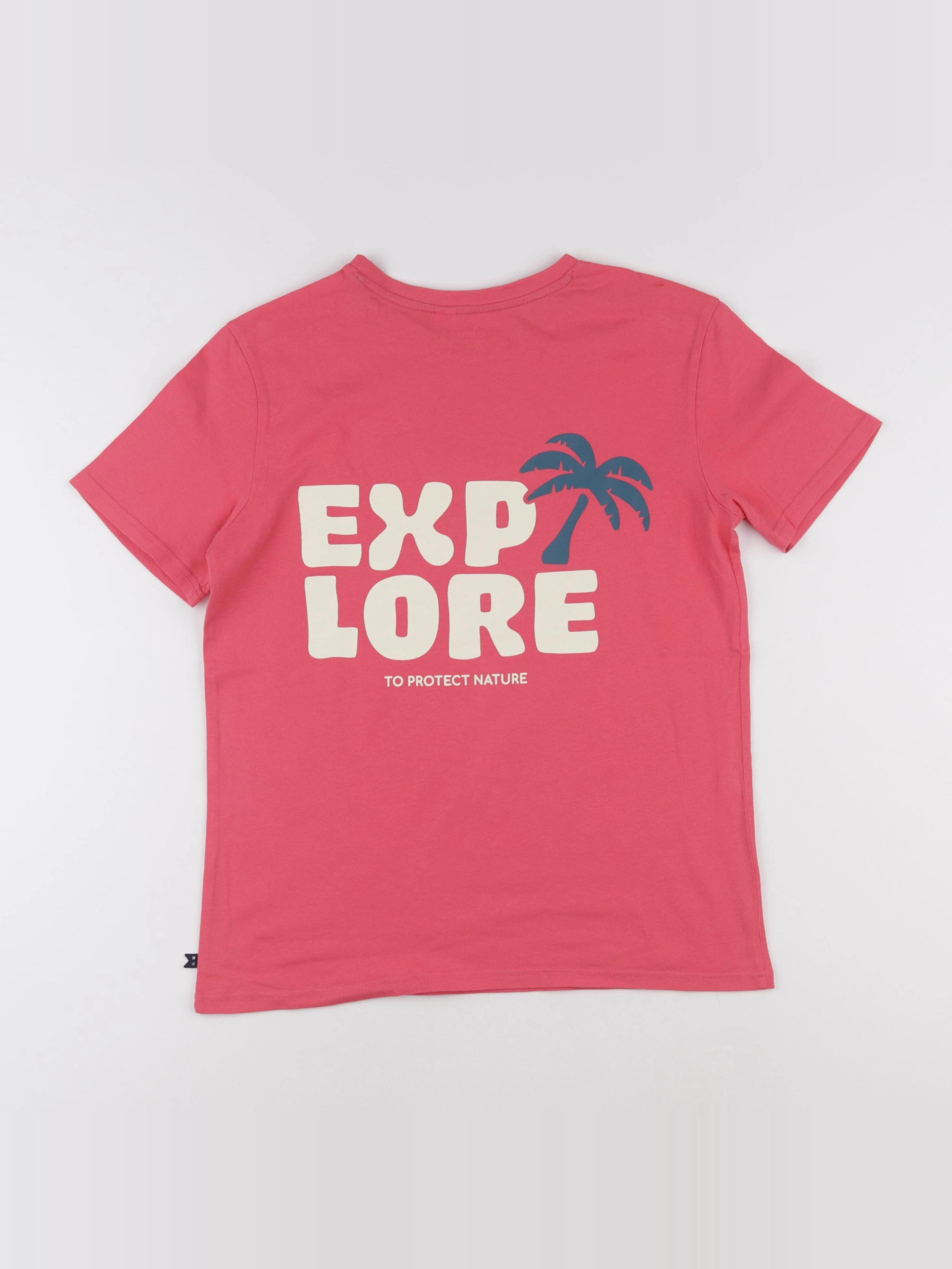 Okaidi - tee-shirt imprimé au dos rose - 12 ans