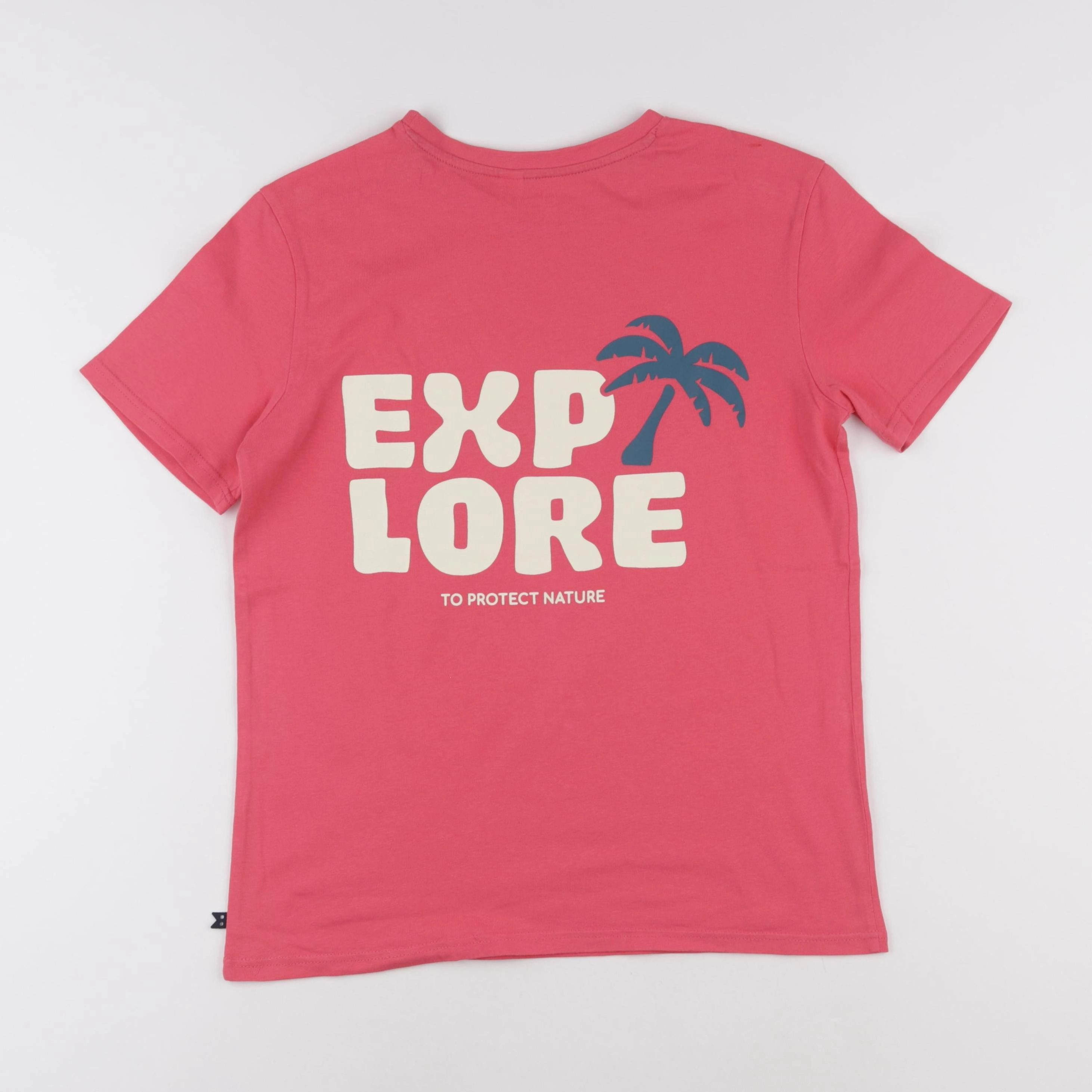 Okaidi - tee-shirt imprimé au dos rose - 12 ans