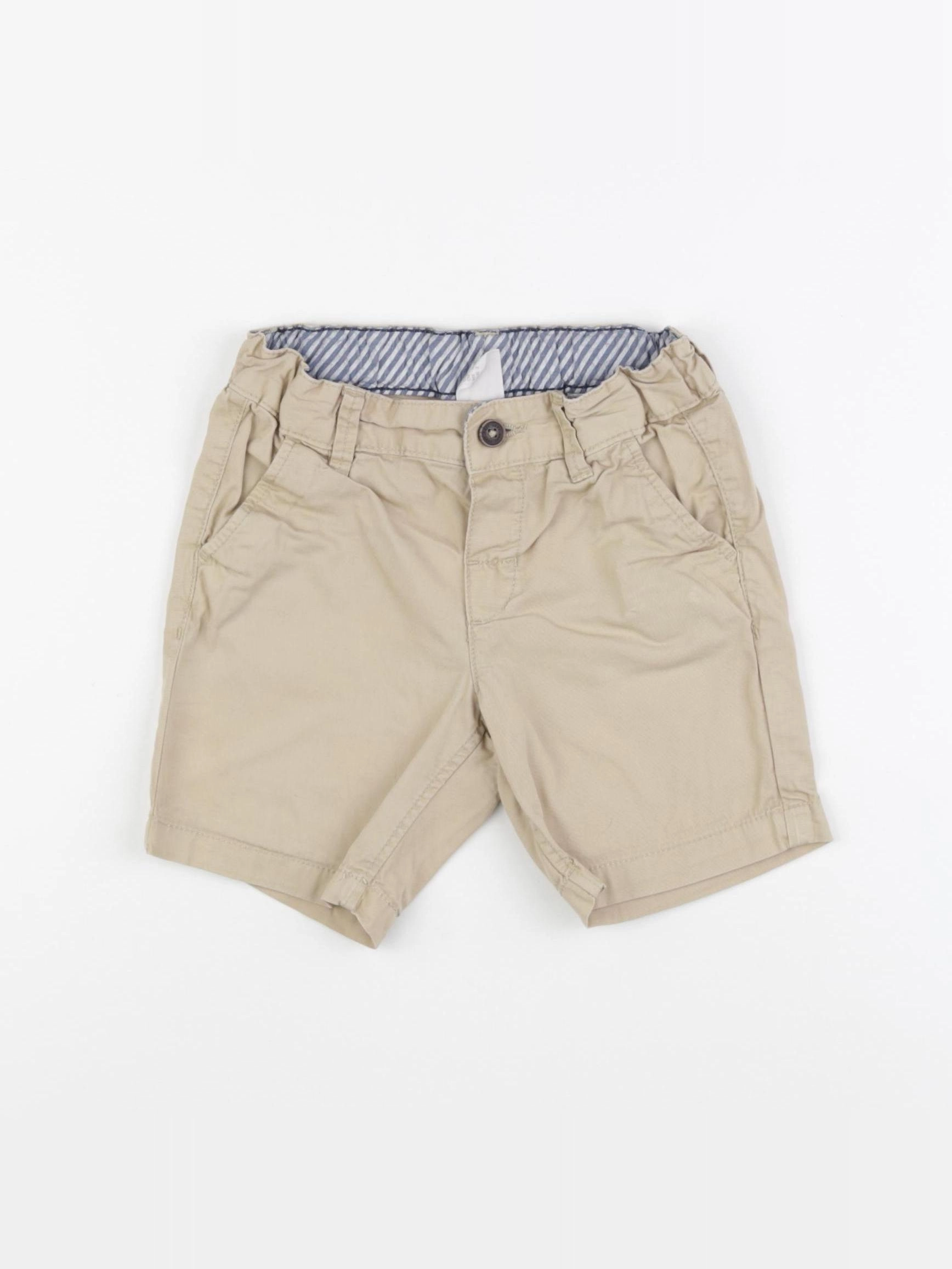 H&M - short beige - 18/24 mois