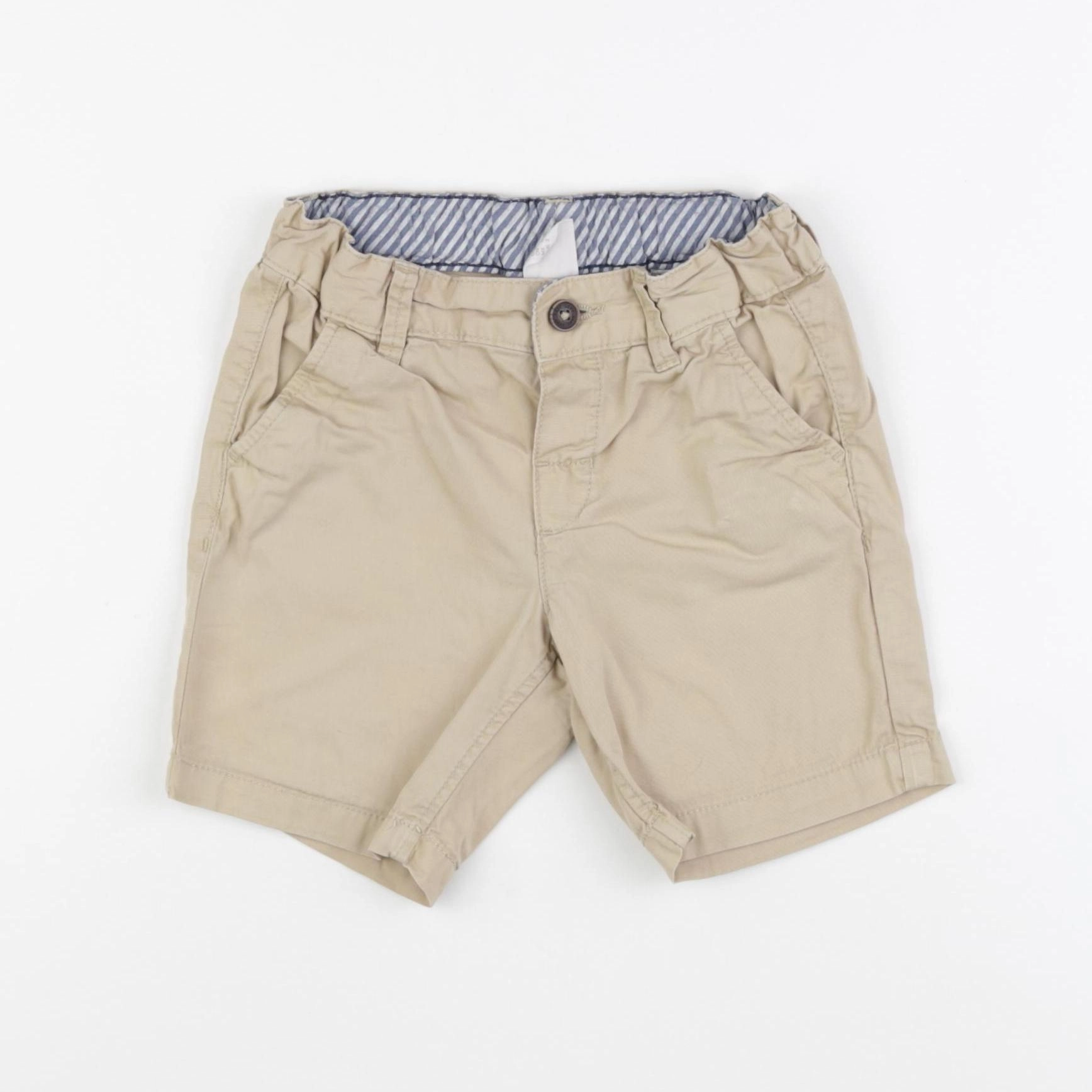 H&M - short beige - 18/24 mois