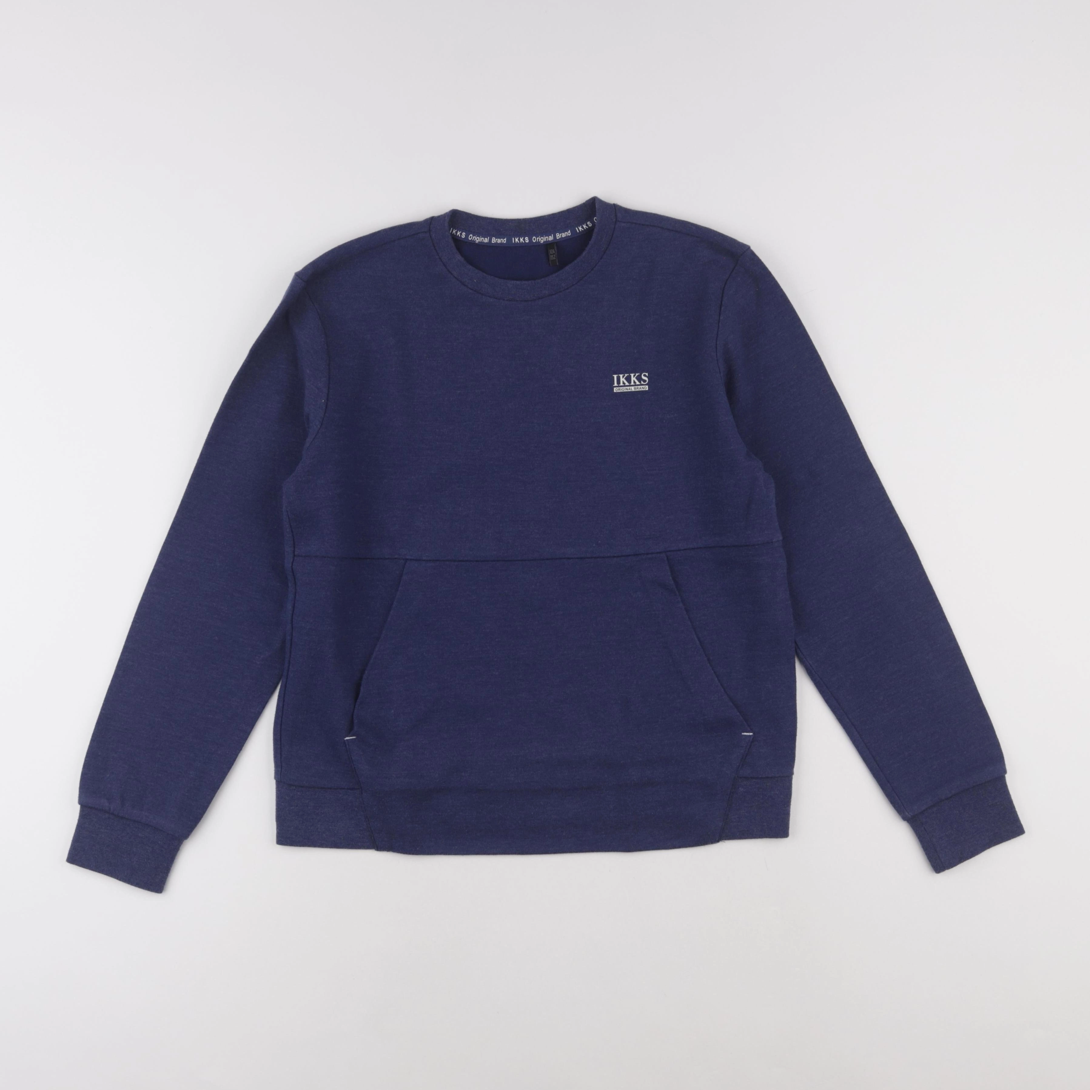 IKKS - sweat bleu - 12 ans