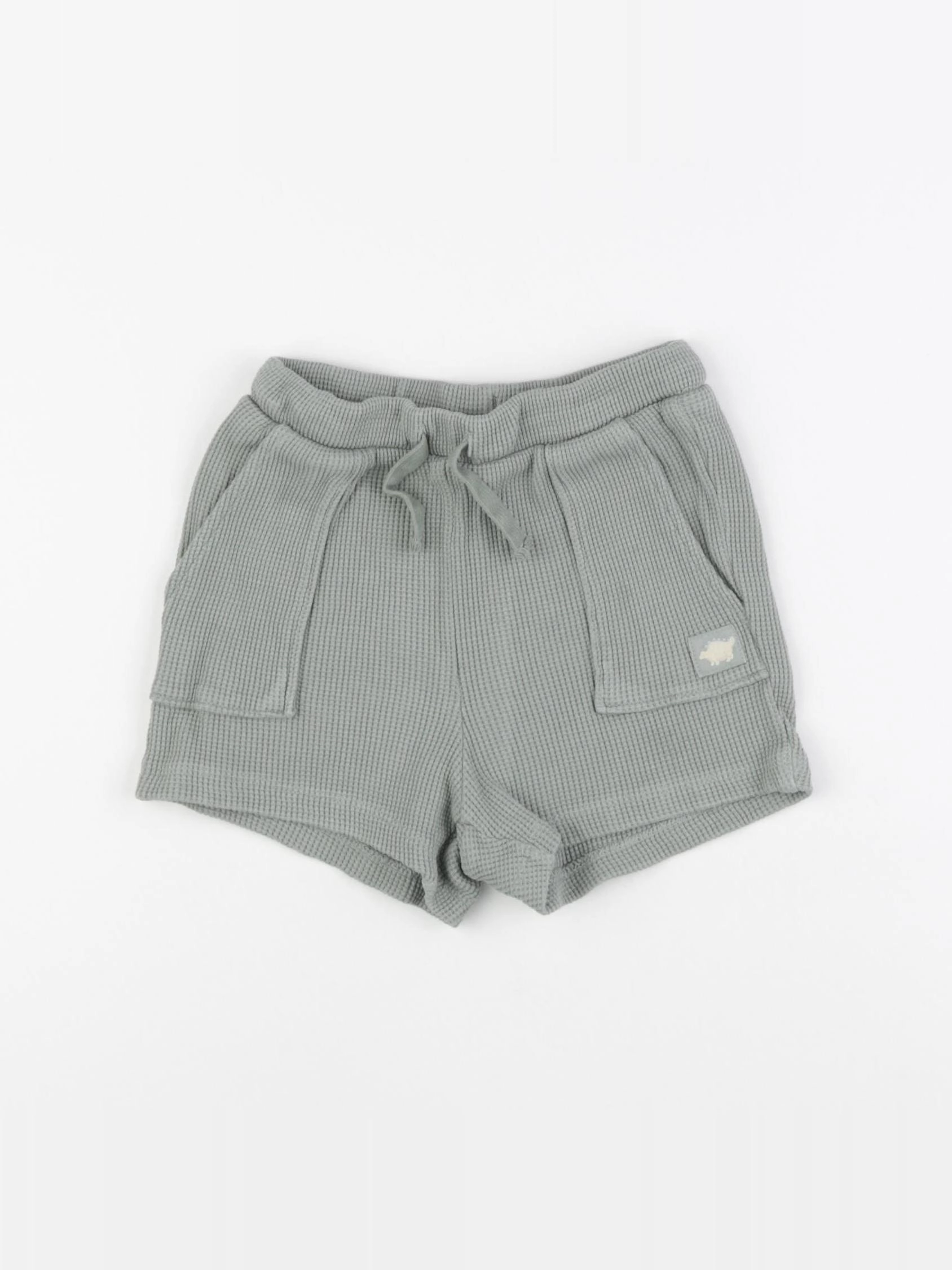 H&M - short vert - 18/24 mois