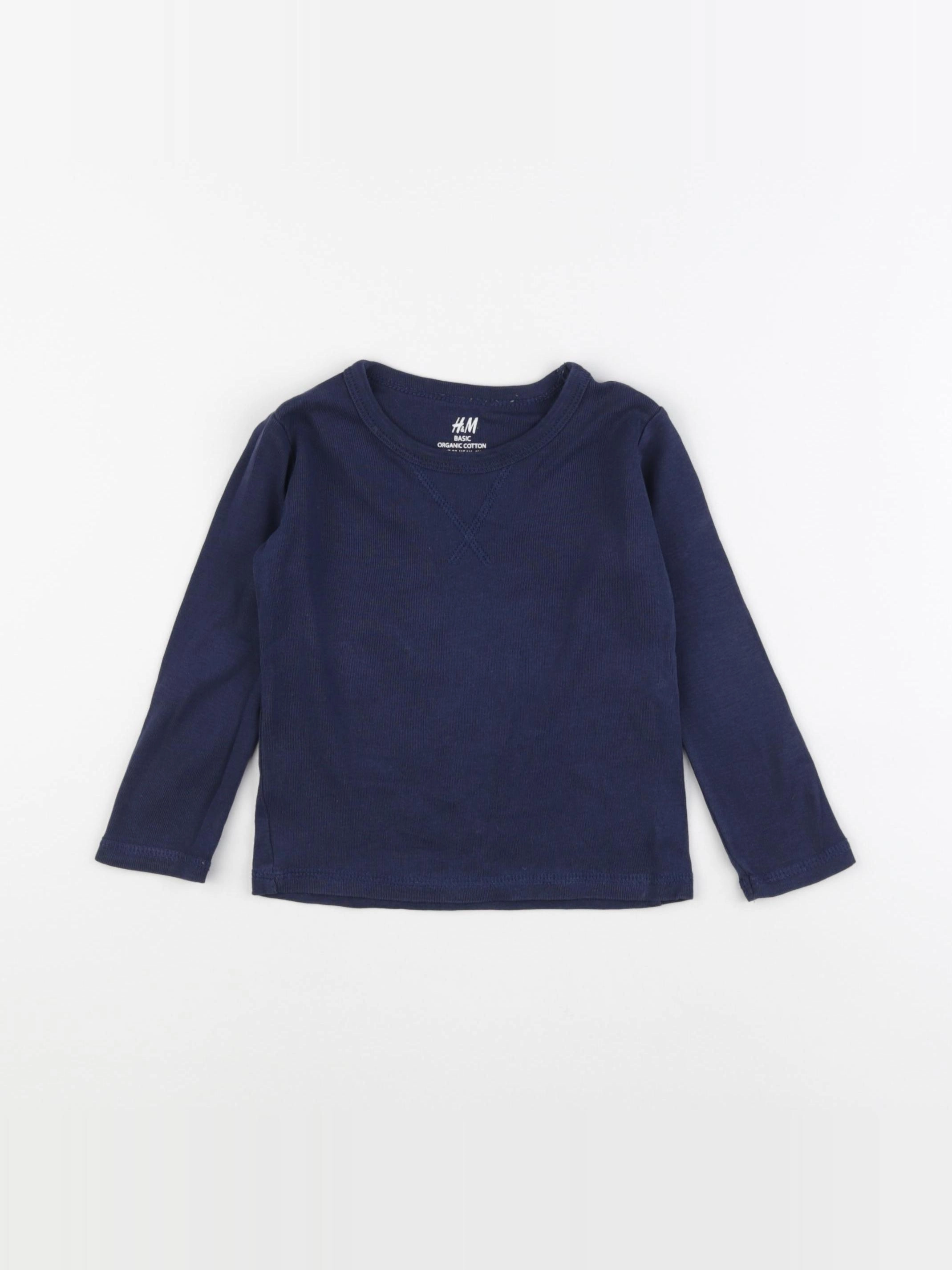 H&M - maillot de corps bleu - 18/24 mois
