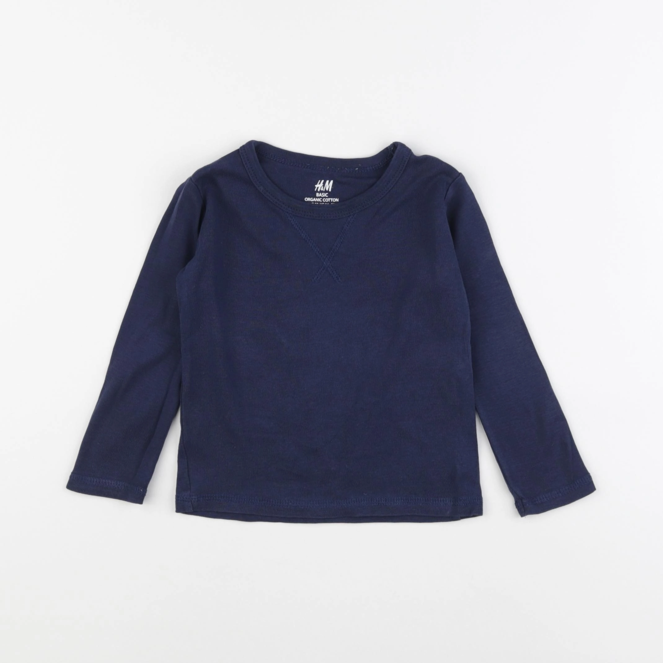 H&M - maillot de corps bleu - 18/24 mois