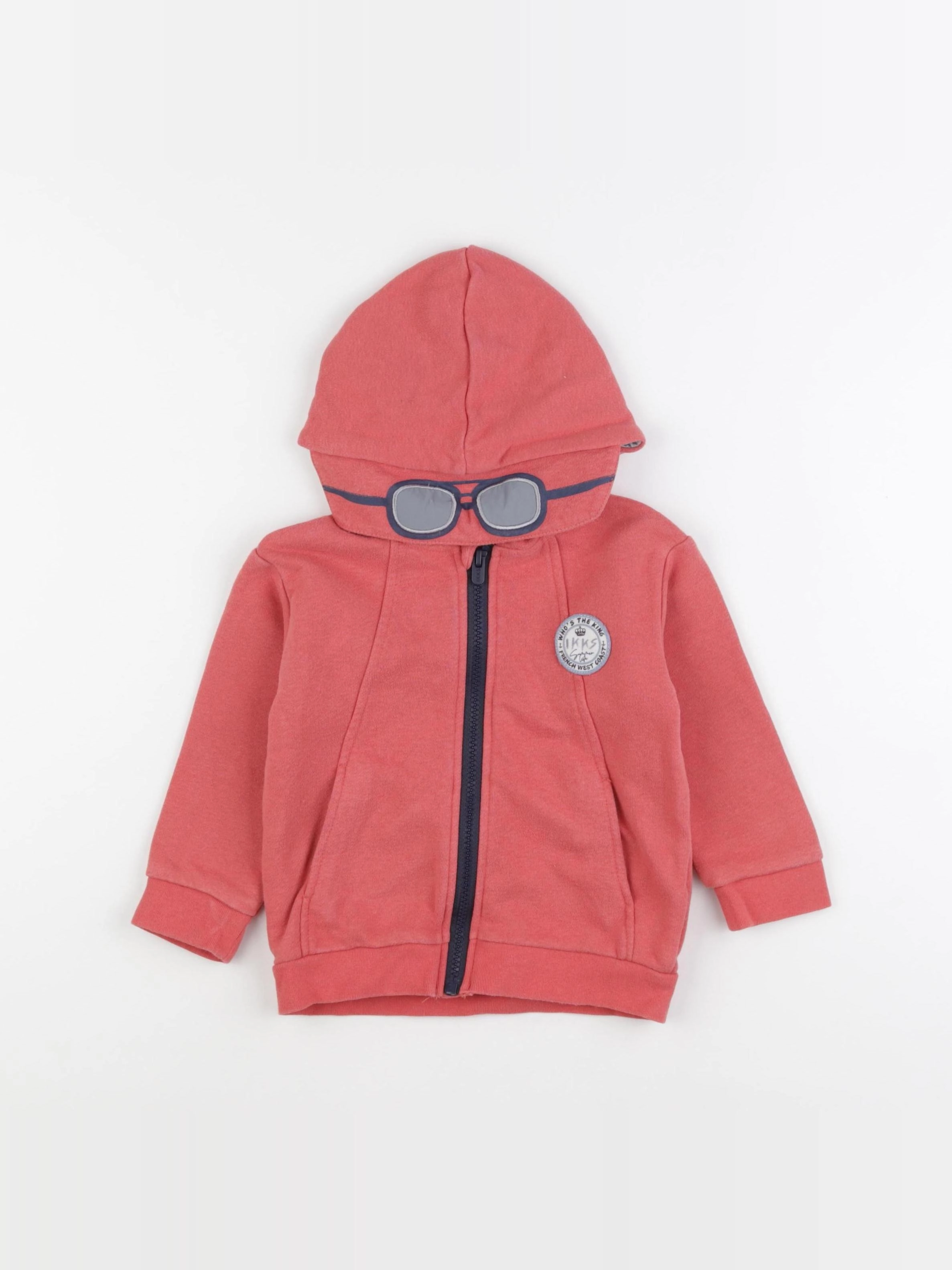 IKKS - sweat imprimé au dos orange - 2 ans