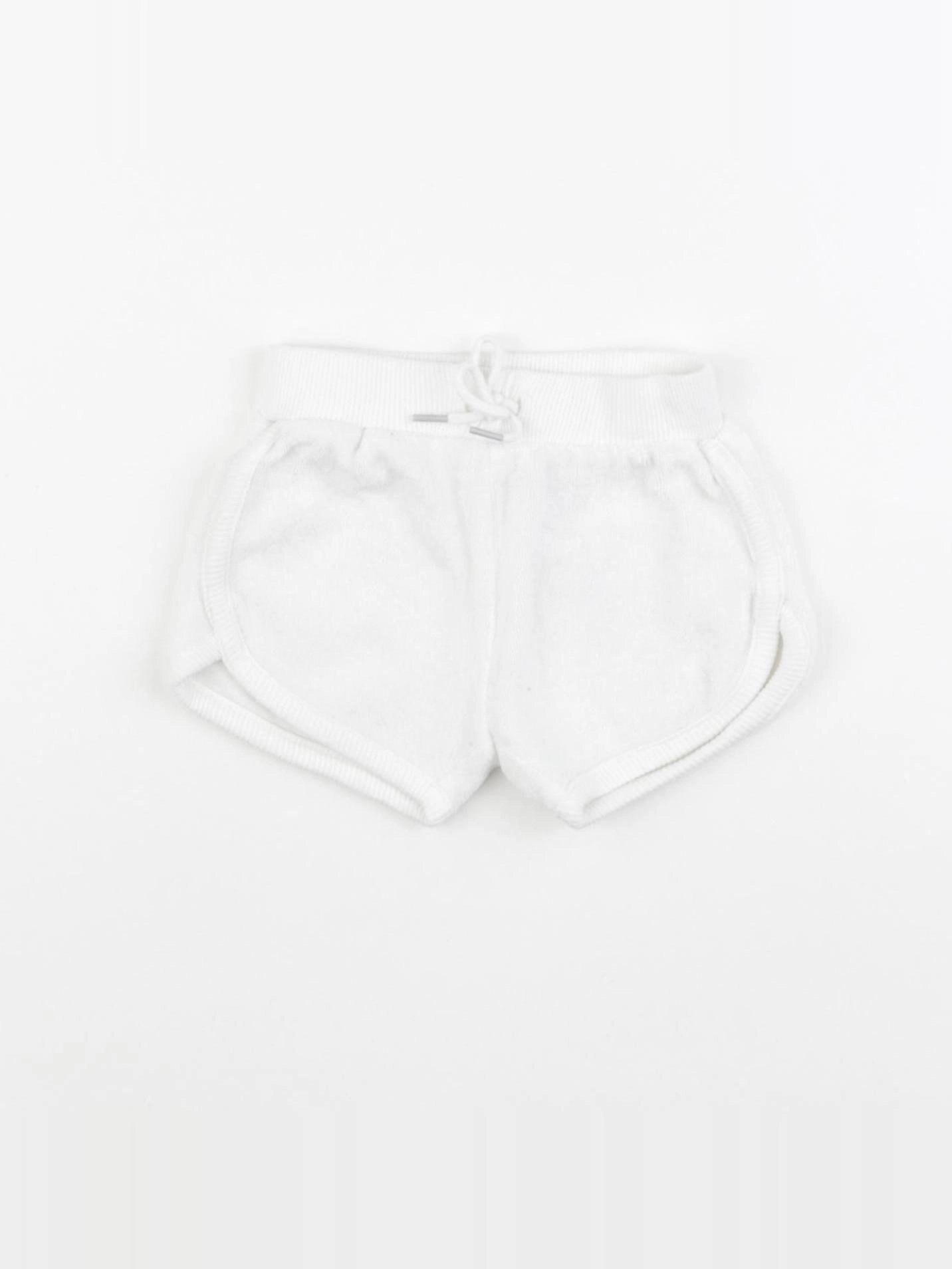 Vertbaudet - short blanc - 6 mois