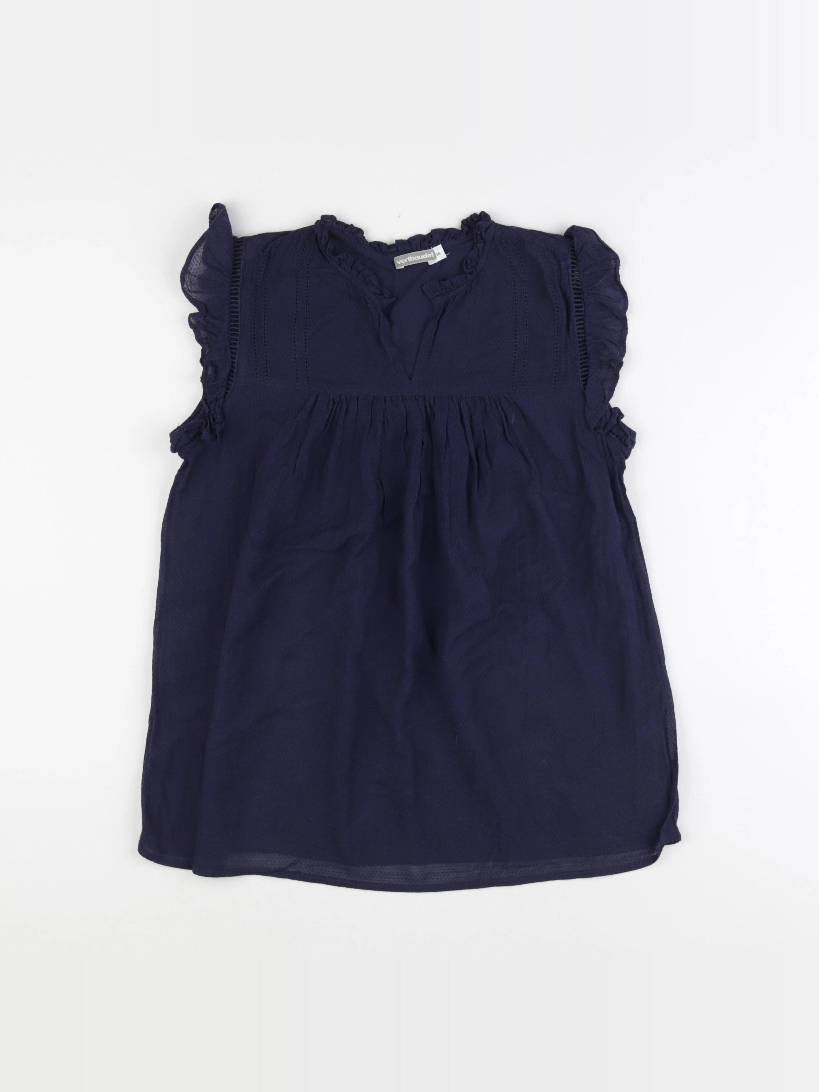 Vertbaudet - blouse grossesse bleu - 34