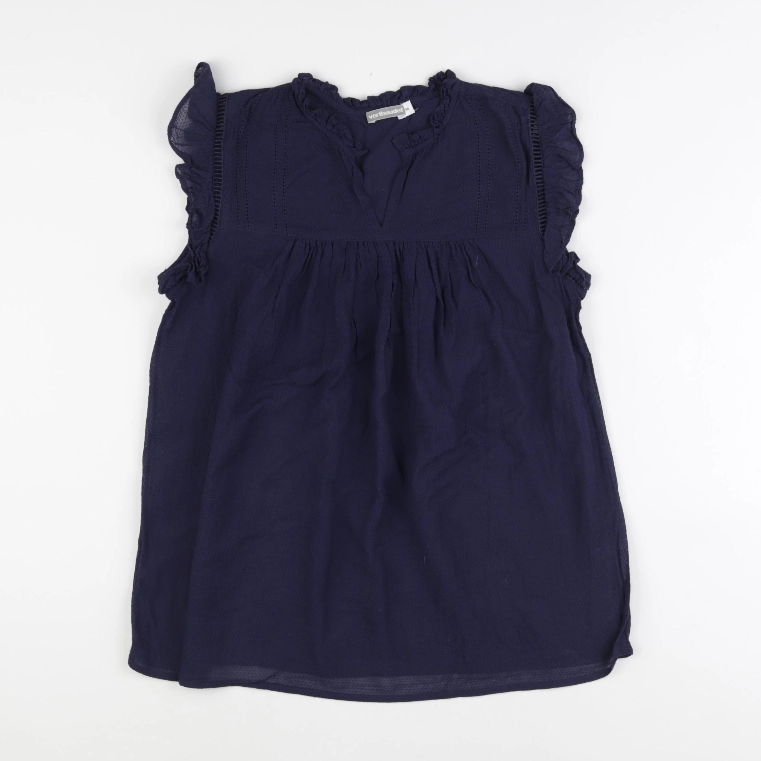 Vertbaudet - blouse grossesse bleu - 34