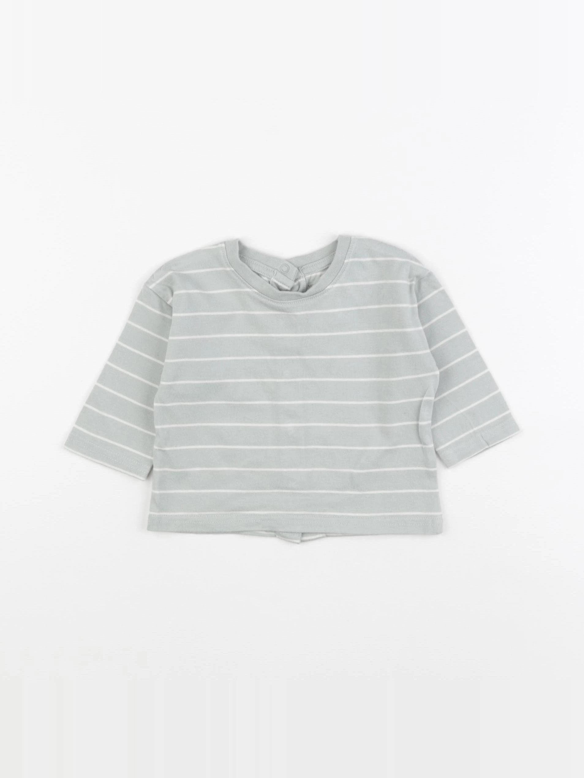 Vertbaudet - tee-shirt vert - 6 mois