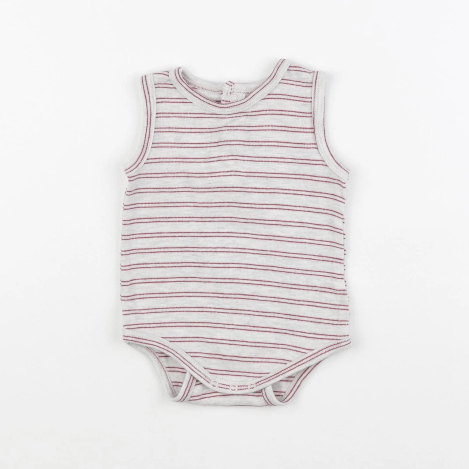 Vertbaudet - body gris - 6 mois